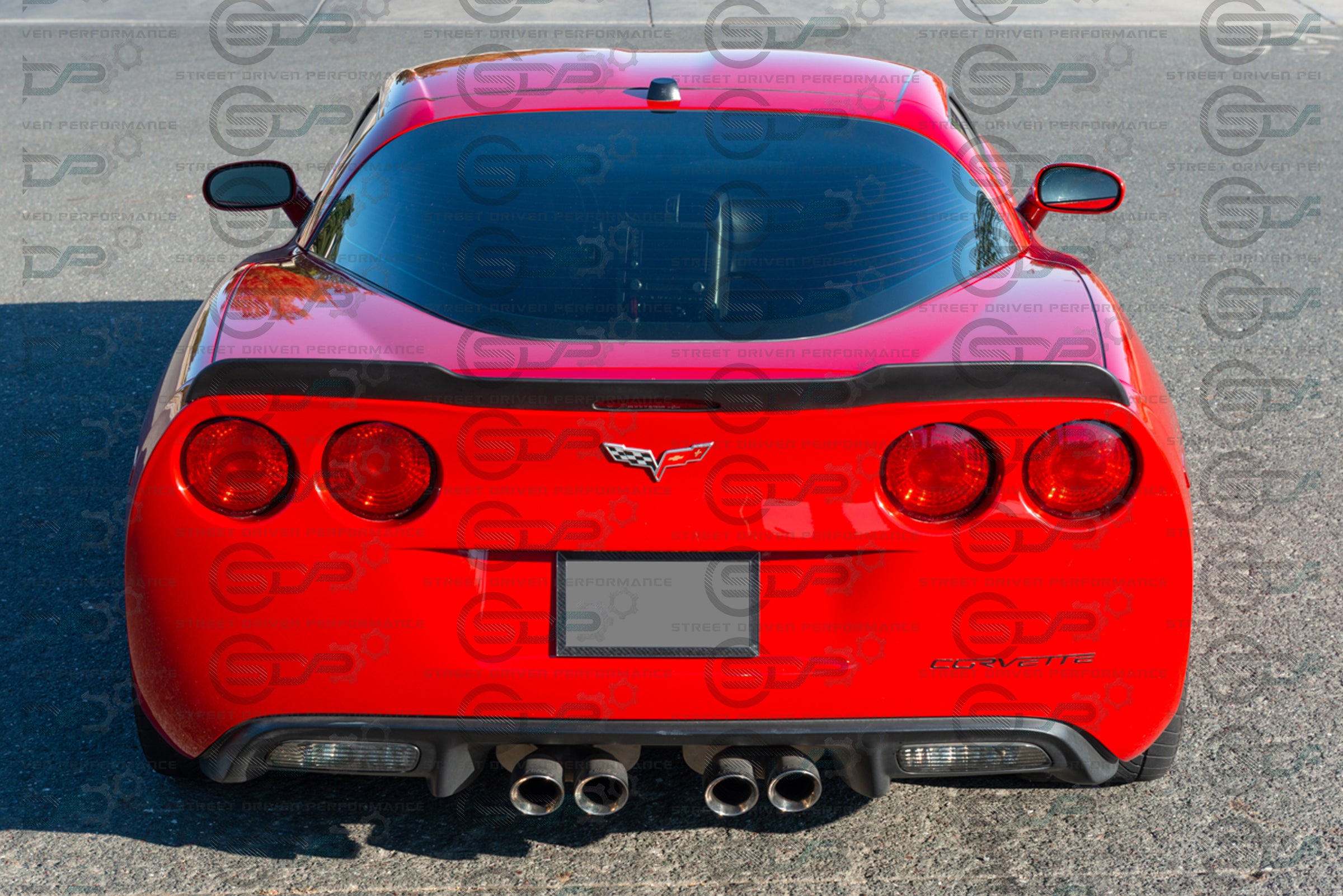 2005-2013 C6 Corvette - Extended ZR1 Style Rear Trunk Lid Spoiler Wing - for all models