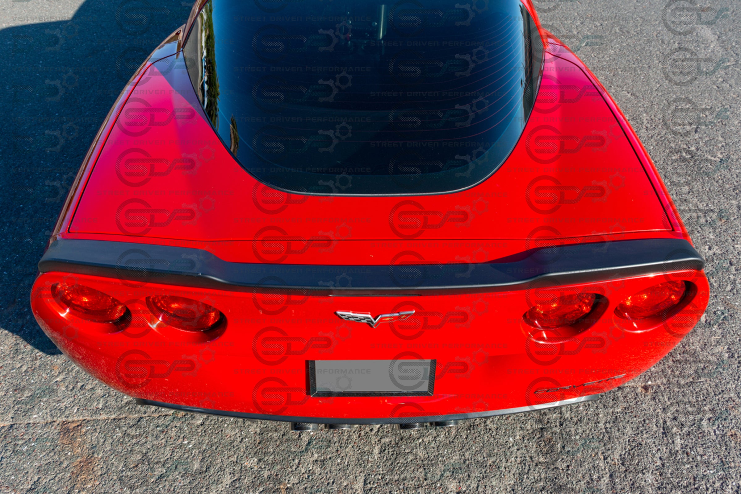 2005-2013 C6 Corvette - Extended ZR1 Style Rear Trunk Lid Spoiler Wing - for all models