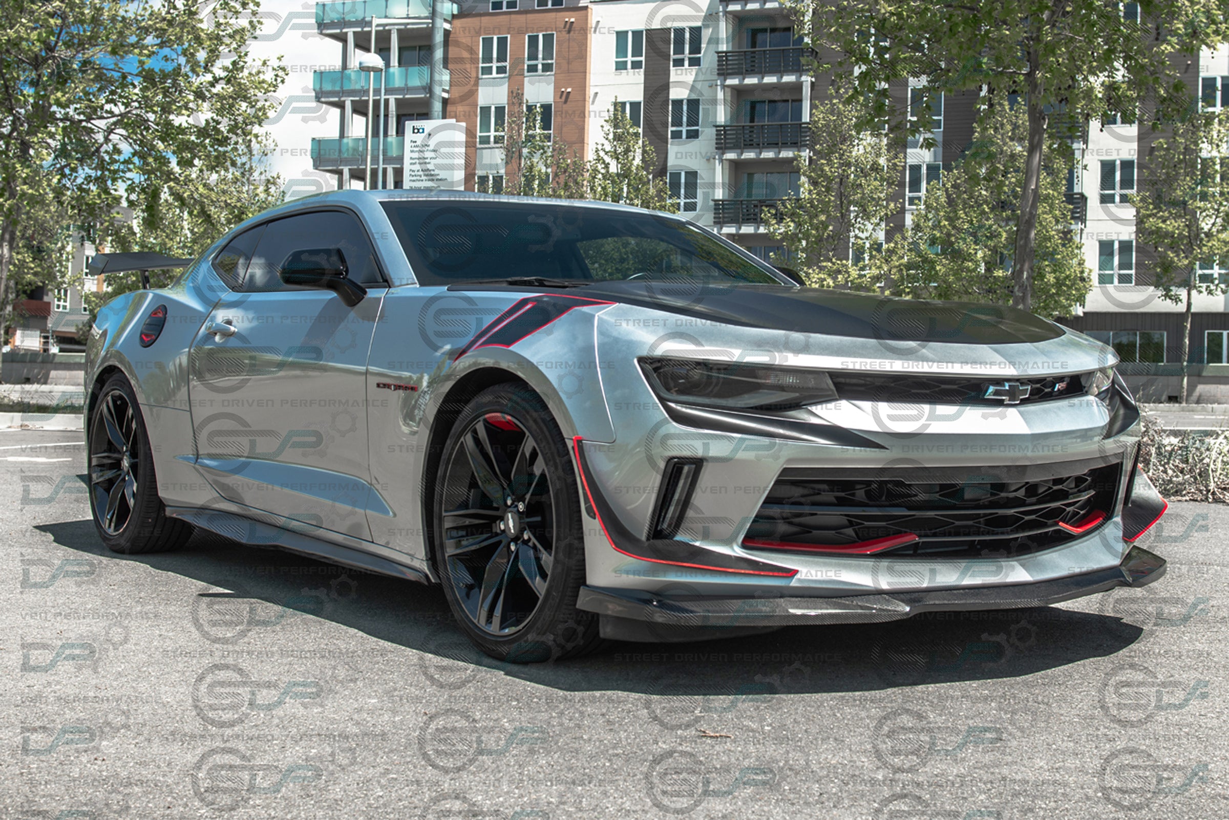 2016-2018 6th Gen Camaro - "ZL1 Performance Package" Carbon Fiber Front Splitter / Lip Ground Effects - for all LT / LS / RS models