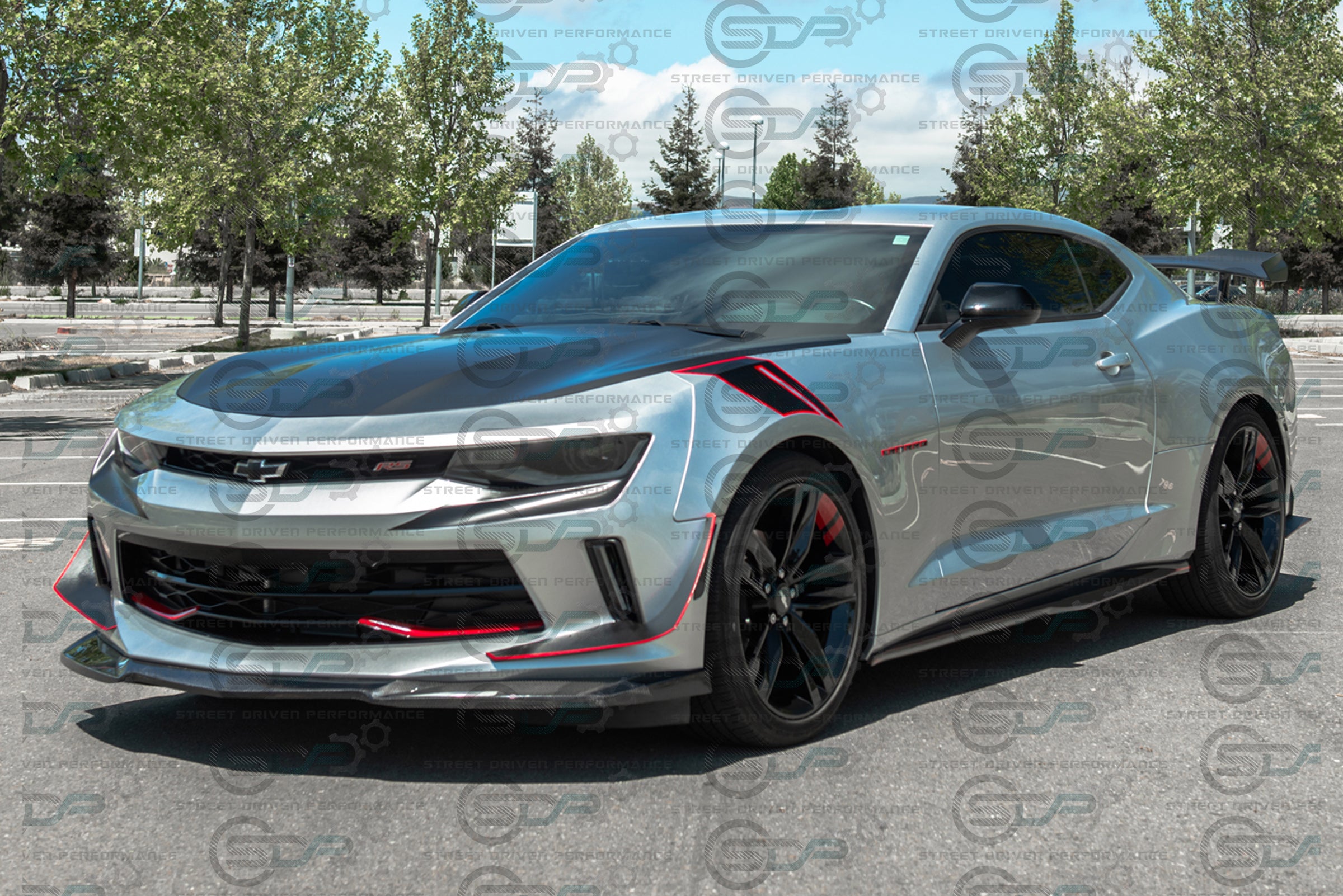 2016-2018 6th Gen Camaro - "ZL1 Performance Package" Carbon Fiber Front Splitter / Lip Ground Effects - for all LT / LS / RS models