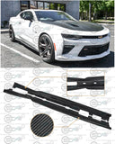 6th Gen Camaro - "T6 Performance Package" Carbon Fiber Side Skirts / Rocker Panels / Ground Effects - for all models