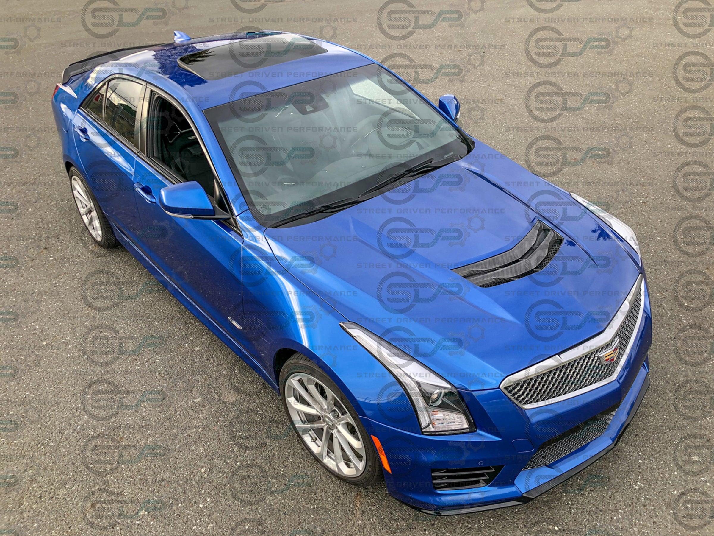 2016-2019 Cadillac ATS-V - Carbon Fiber Hood Vent