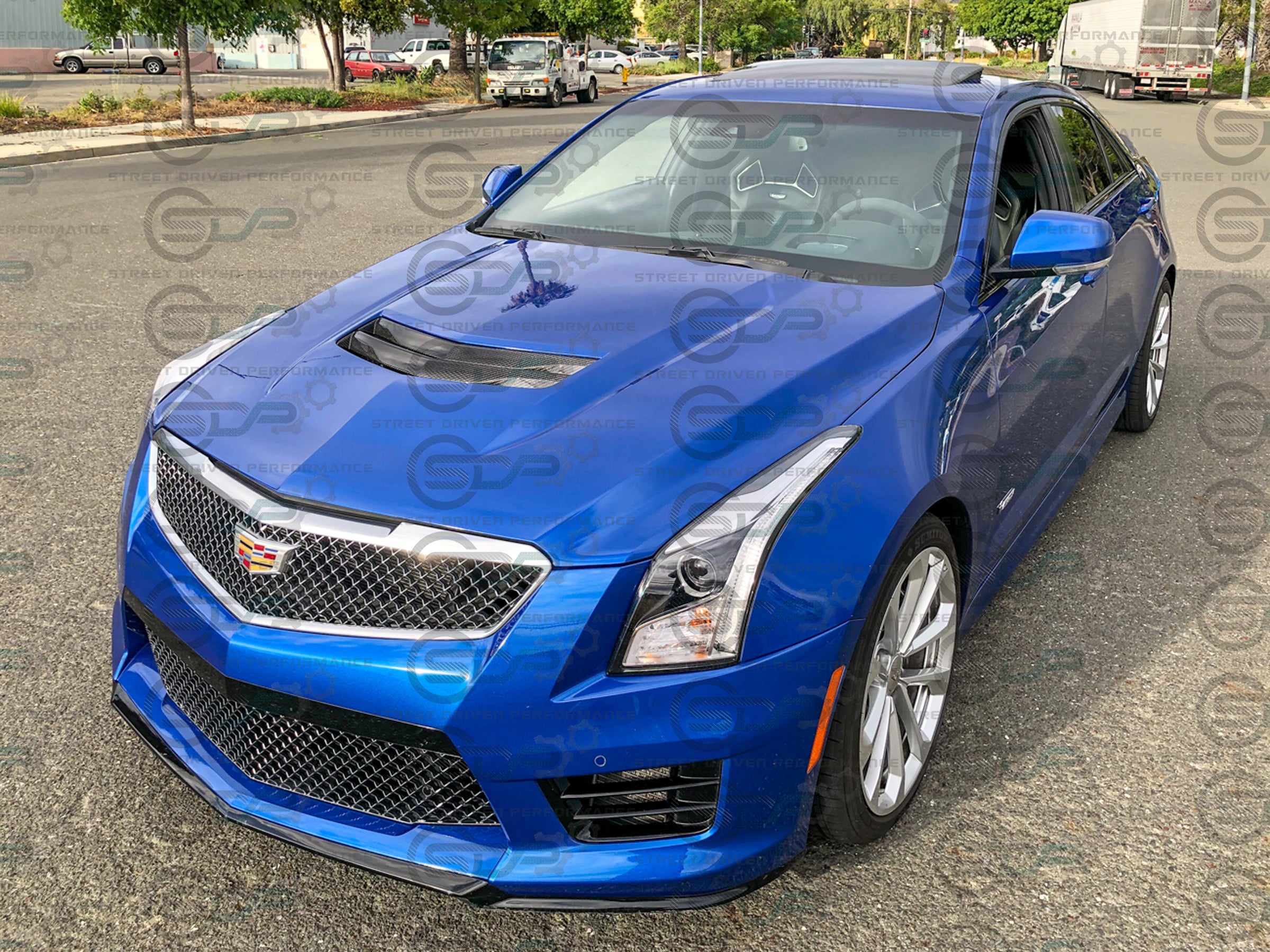 2016-2019 Cadillac ATS-V - Carbon Fiber Hood Vent