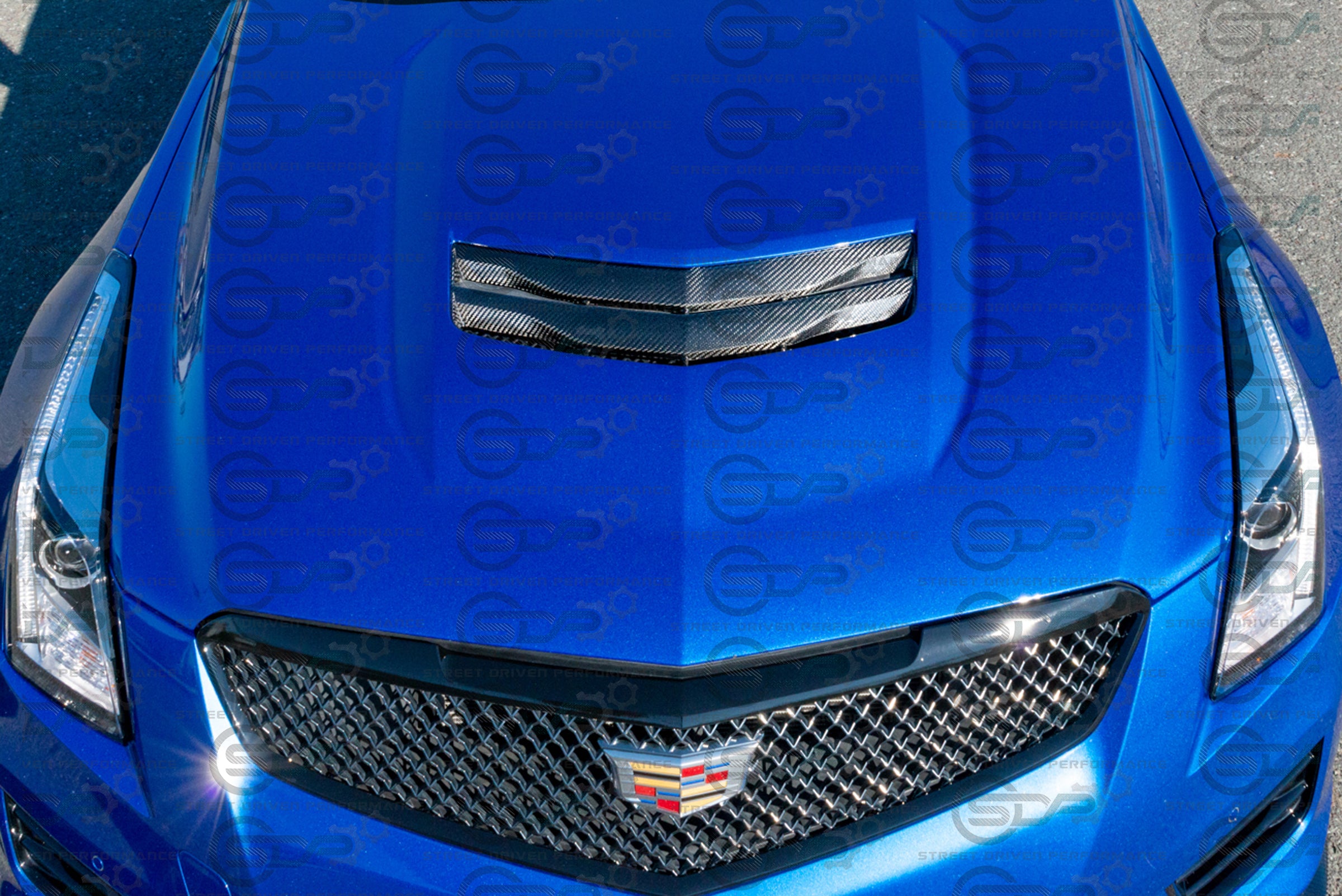 2016-2019 Cadillac ATS-V - Carbon Fiber Hood Vent