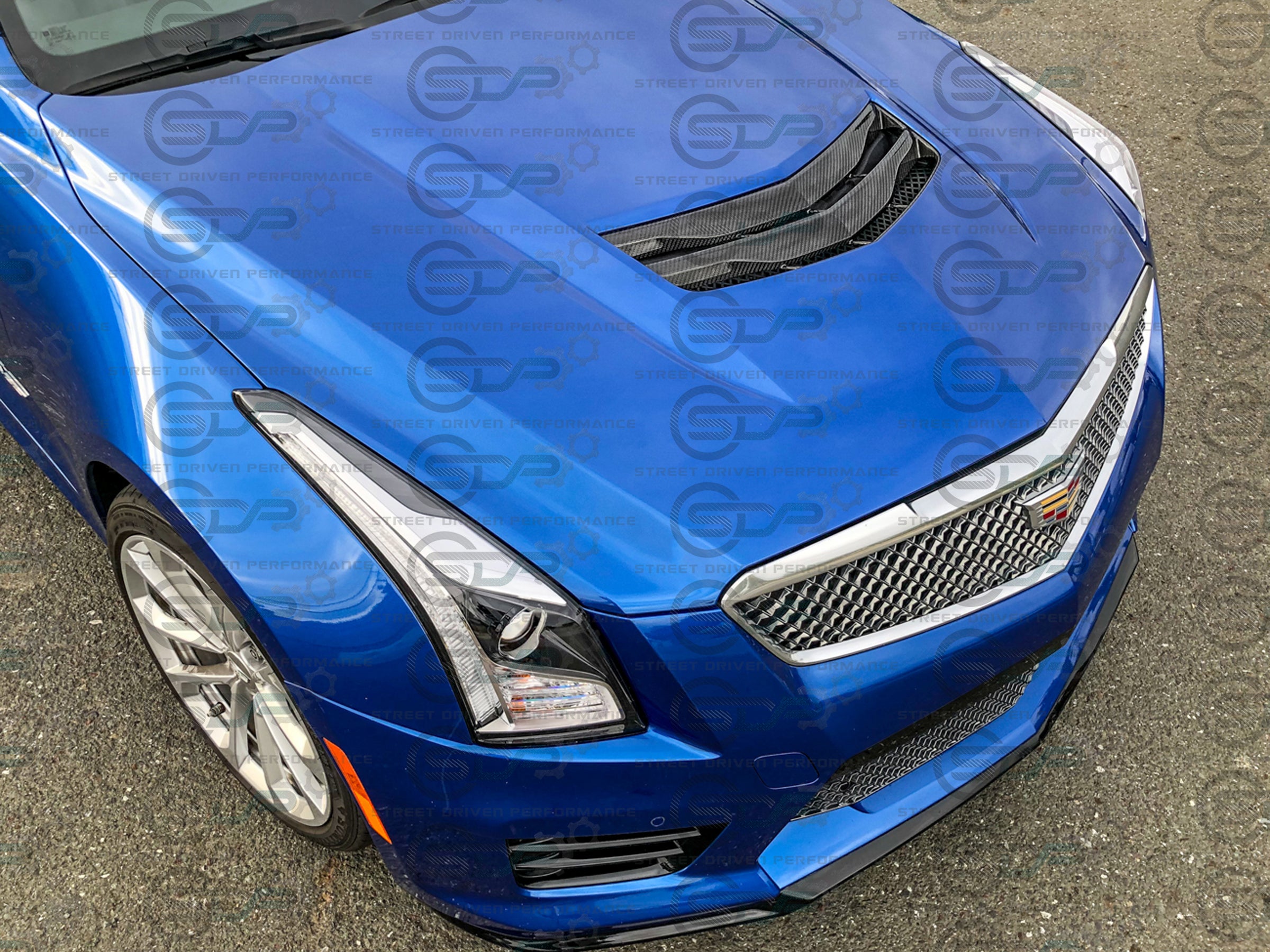 2016-2019 Cadillac ATS-V - Carbon Fiber Hood Vent