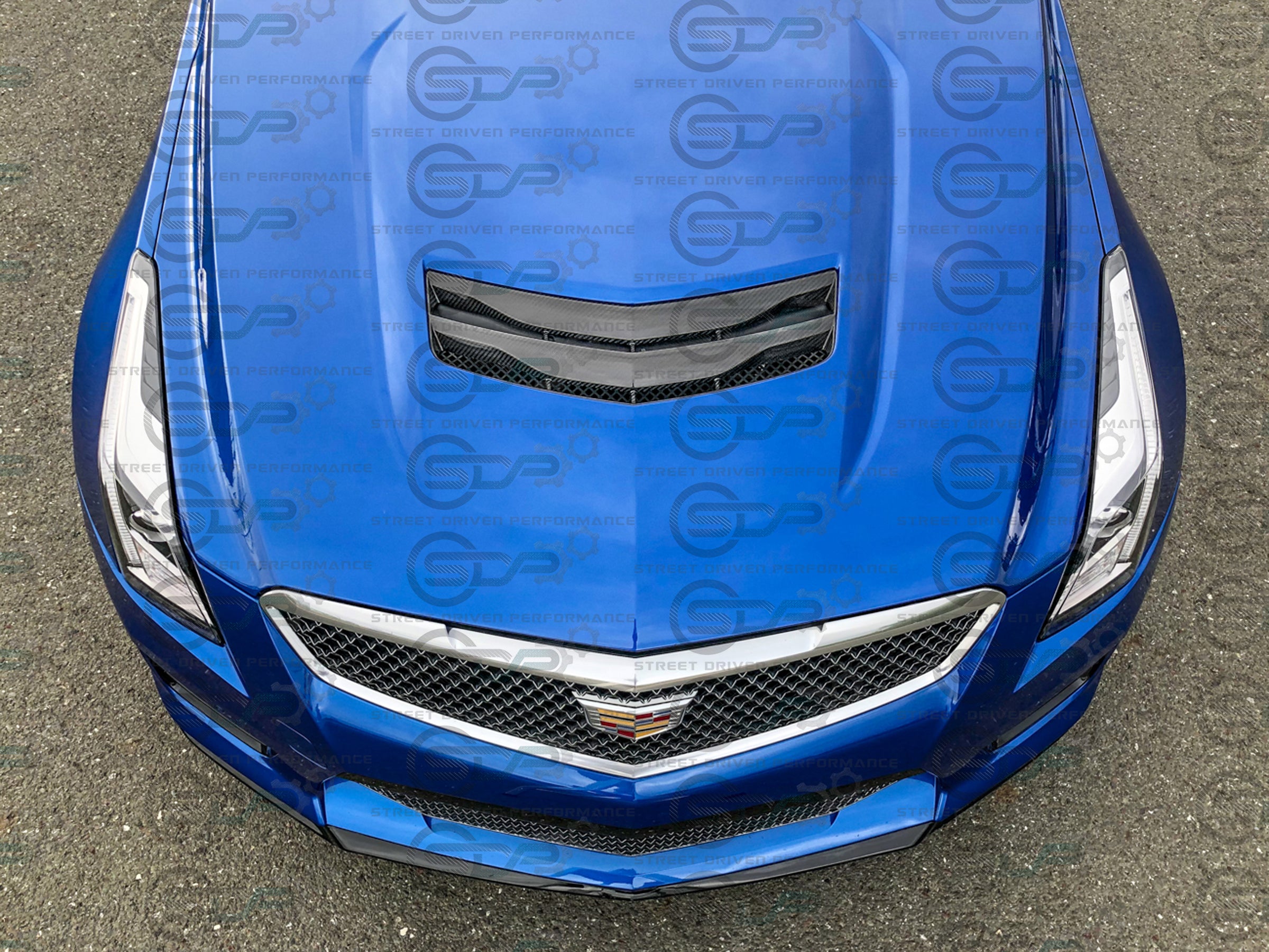 2016-2019 Cadillac ATS-V - Carbon Fiber Hood Vent