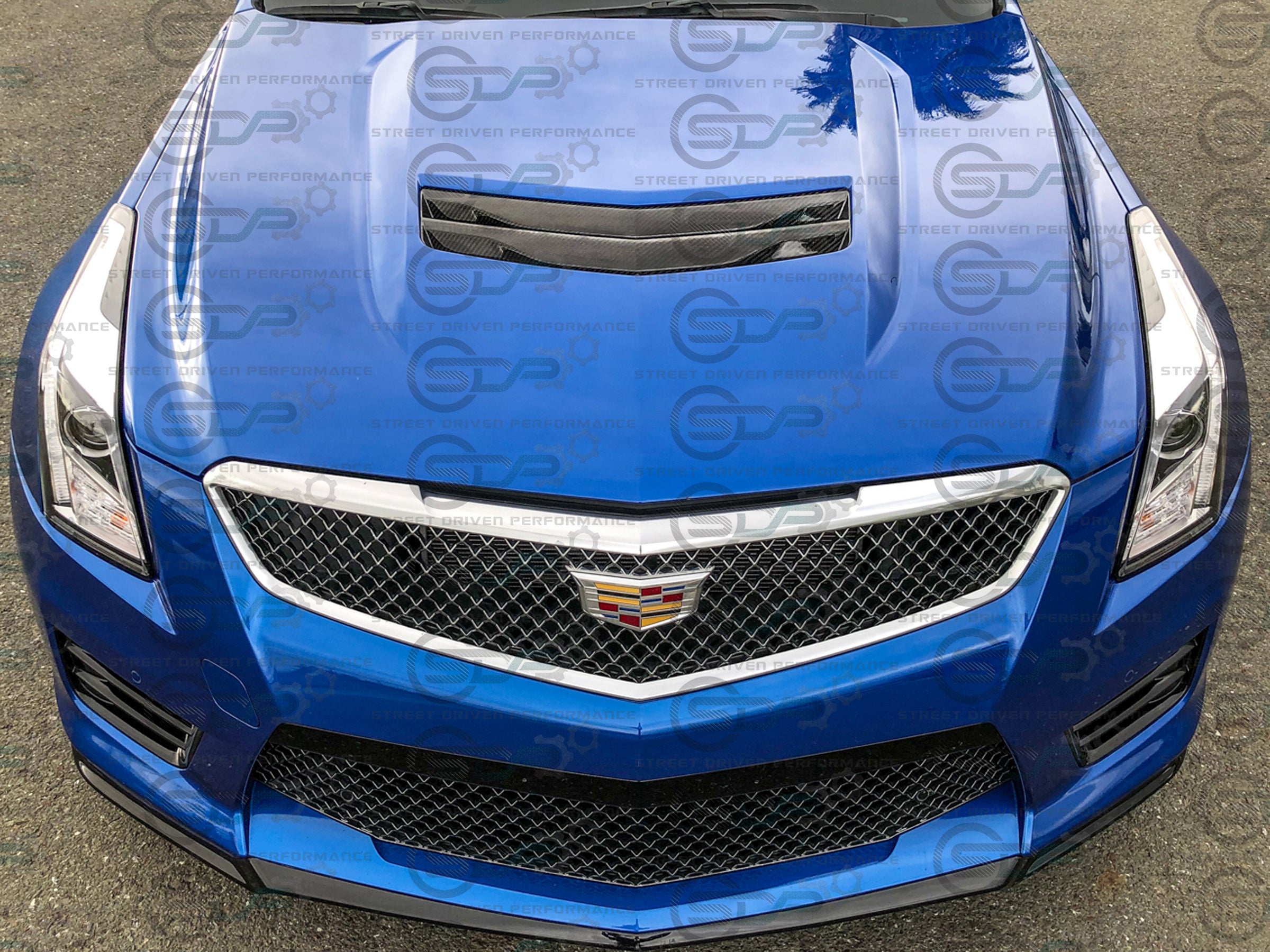 2016-2019 Cadillac ATS-V - Carbon Fiber Hood Vent