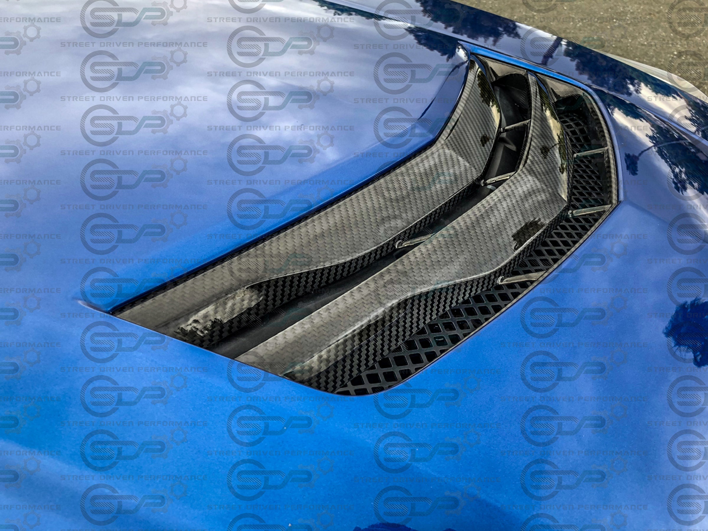 2016-2019 Cadillac ATS-V - Carbon Fiber Hood Vent