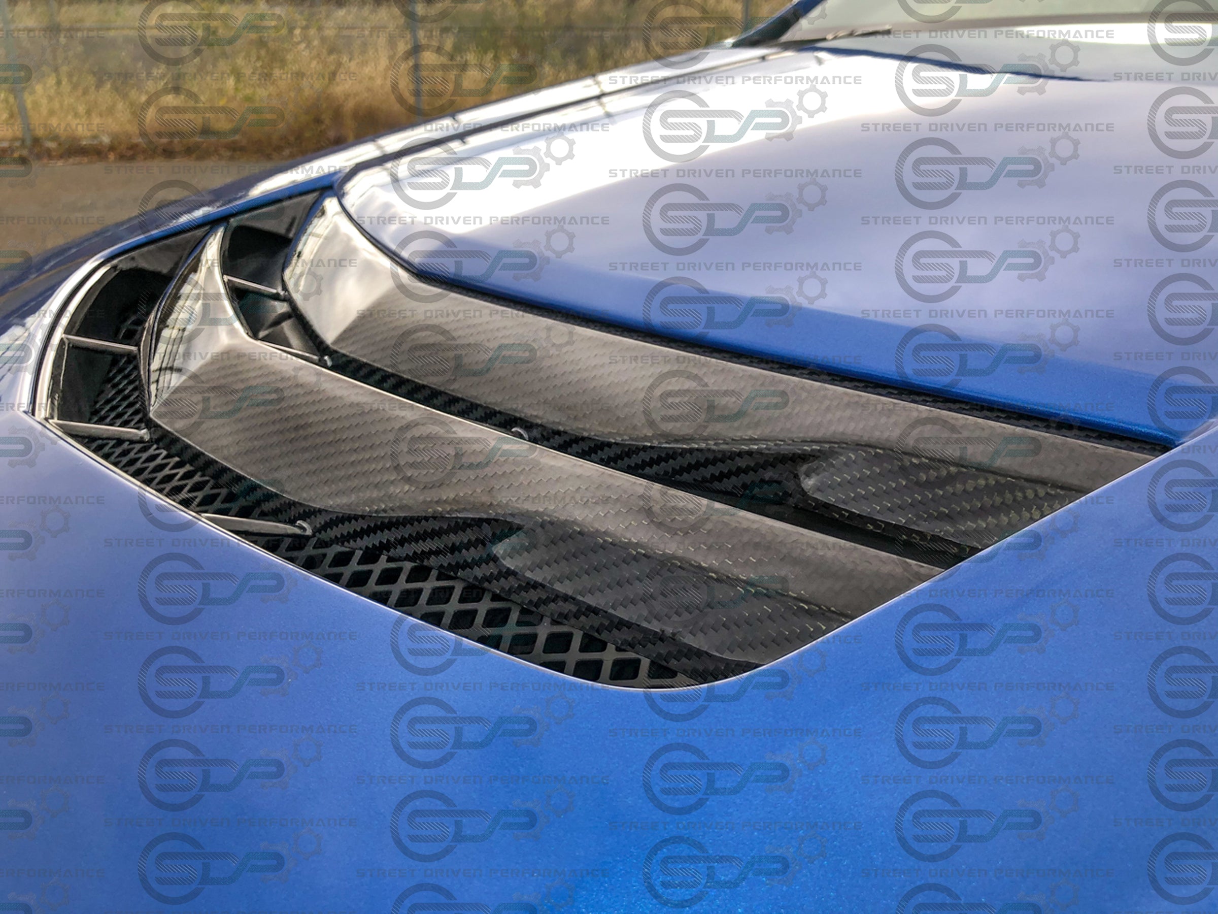 2016-2019 Cadillac ATS-V - Carbon Fiber Hood Vent