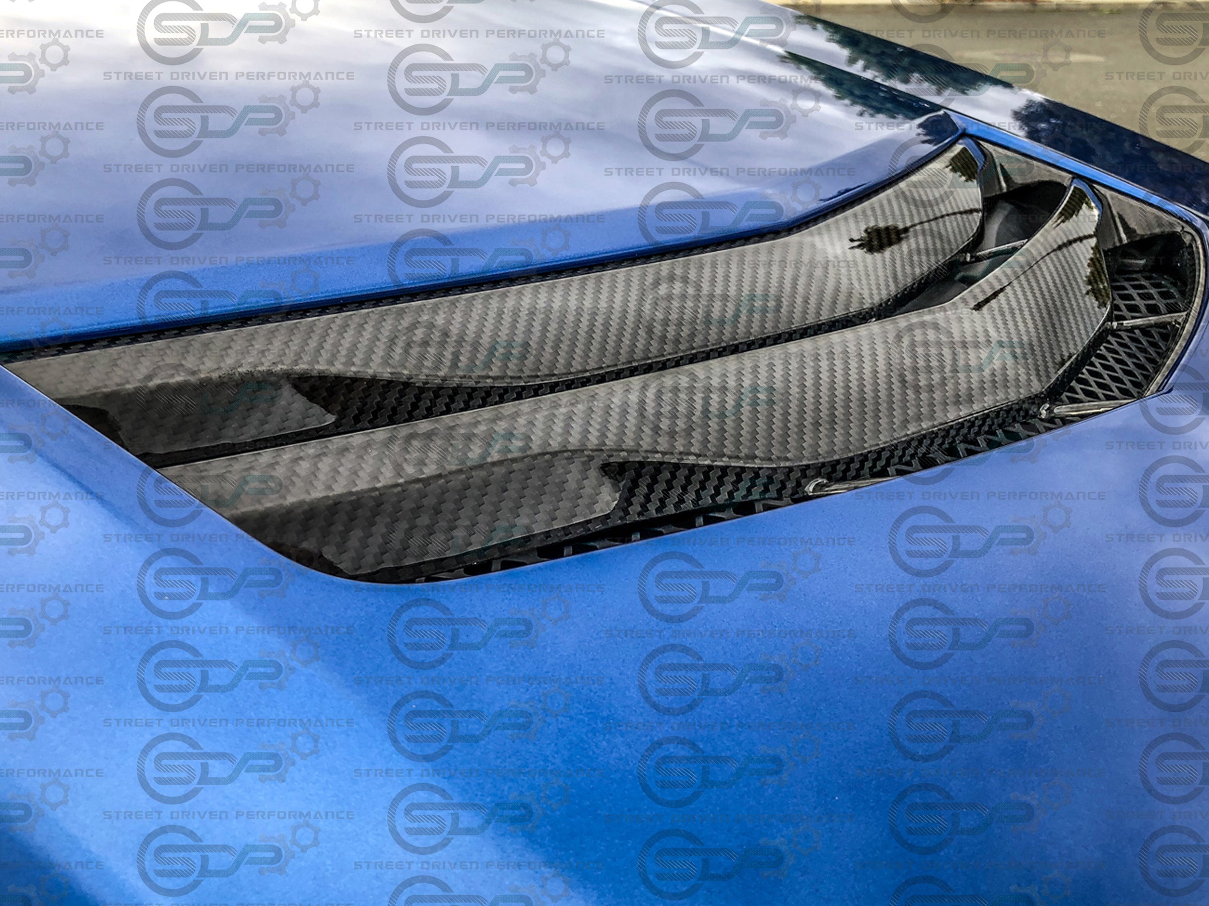 2016-2019 Cadillac ATS-V - Carbon Fiber Hood Vent