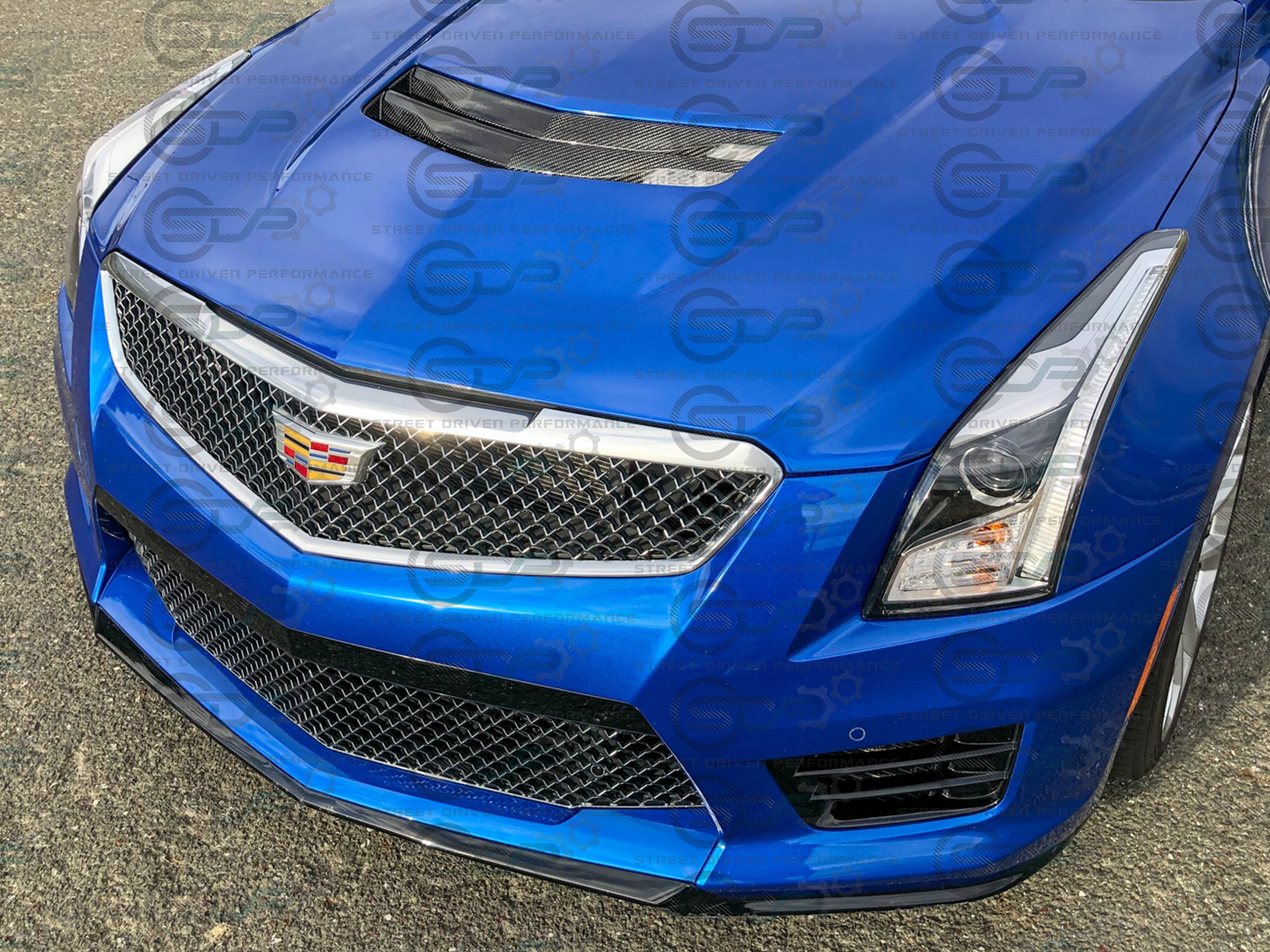 2016-2019 Cadillac ATS-V - Carbon Fiber Hood Vent