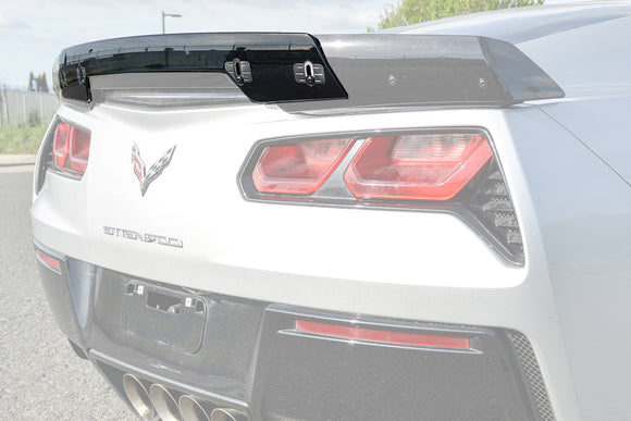 2014-2019 C7 Corvette - Stage 3 Aero - Wickerbill Extension only ( Dark or Light Tint )