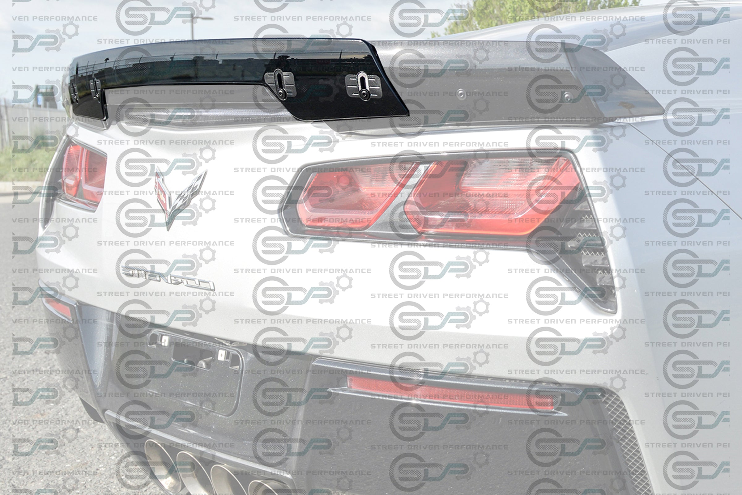 2014-2019 C7 Corvette - Stage 3 Aero - Rear Spoiler / Wing with Wickerbill Extension