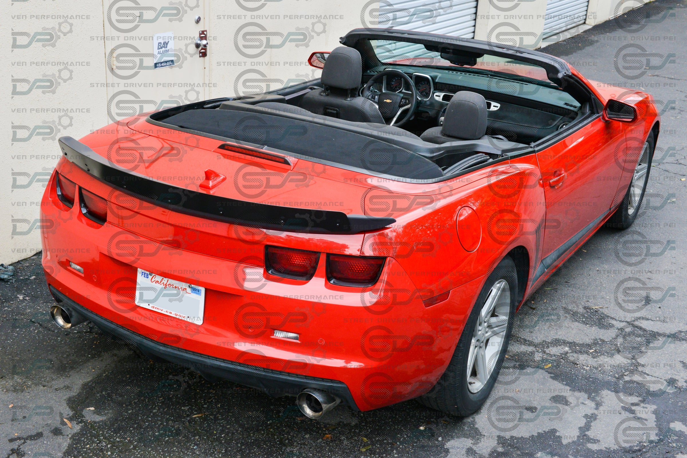 2010-2013 5th Gen Camaro - "ZL1 Style" Rear Trunk Lid Spoiler Wing  with Wickerbill - for models