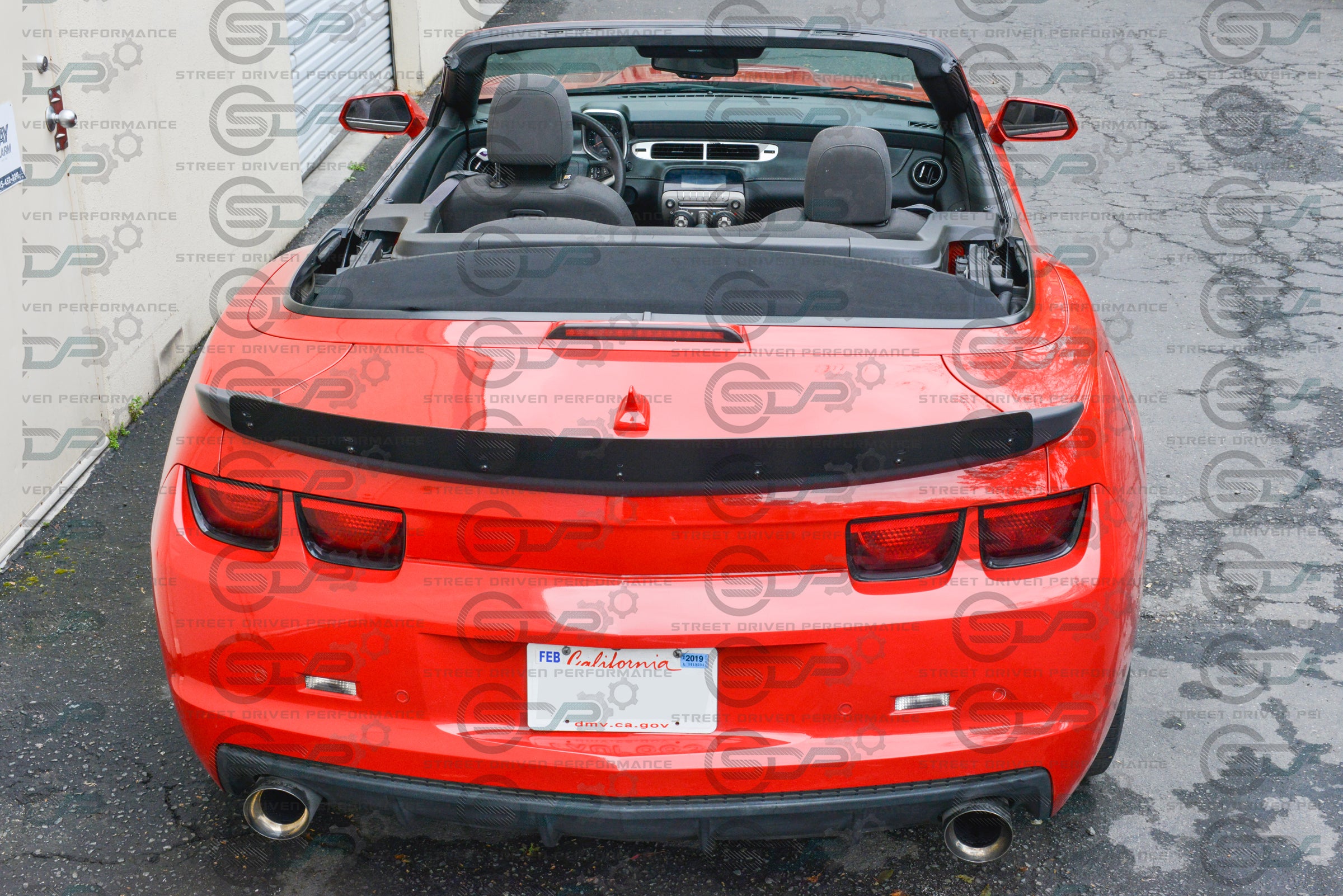 2010-2013 5th Gen Camaro - "ZL1 Style" Rear Trunk Lid Spoiler Wing  with Wickerbill - for models
