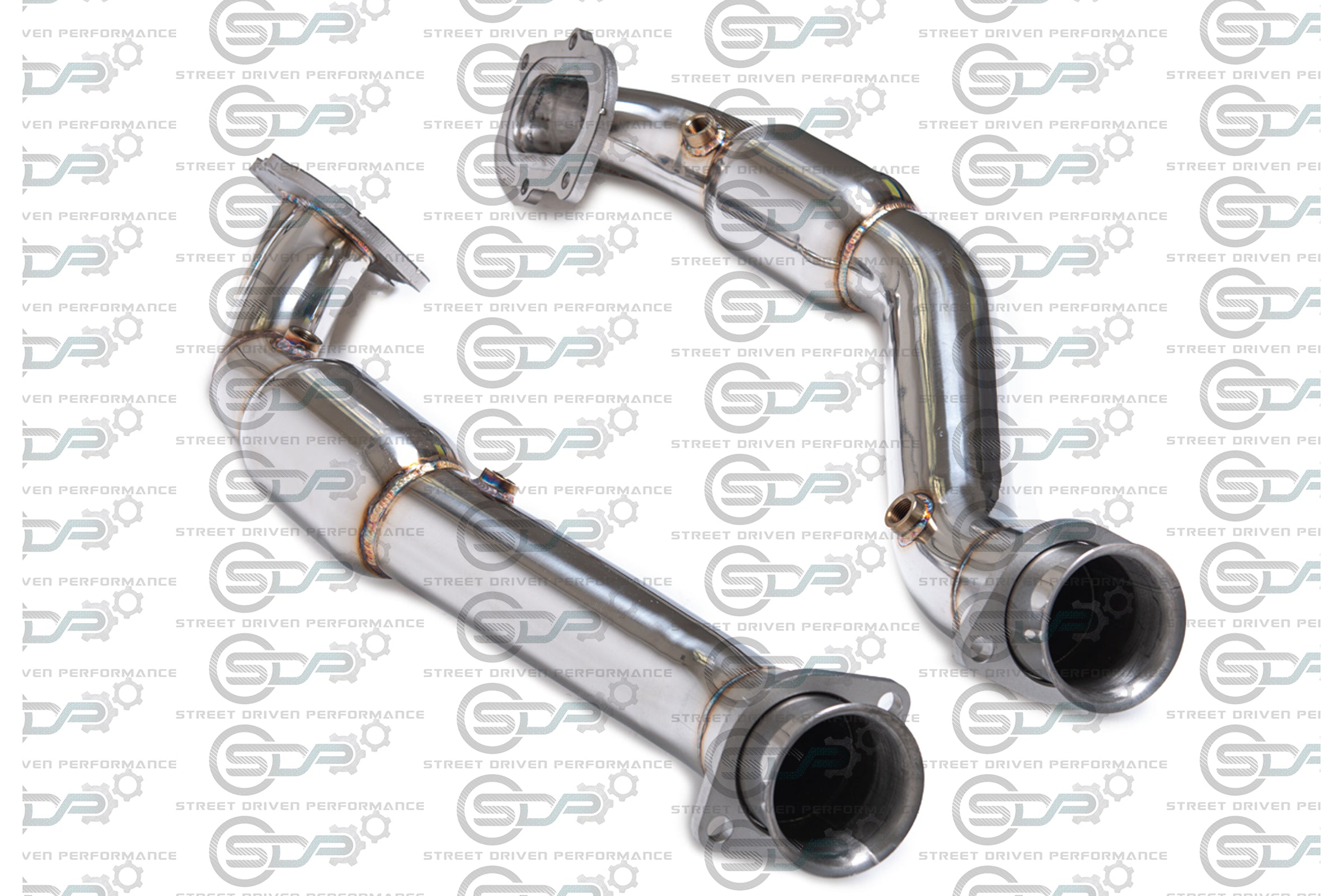 2014-2019 Chevrolet Corvette C7 - 3" Stainless Race Catted Exhaust Pipe to OEM Manifold