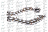 C7 Corvette - 3" Stainless Race Catted Exhaust Pipe to OEM Manifold