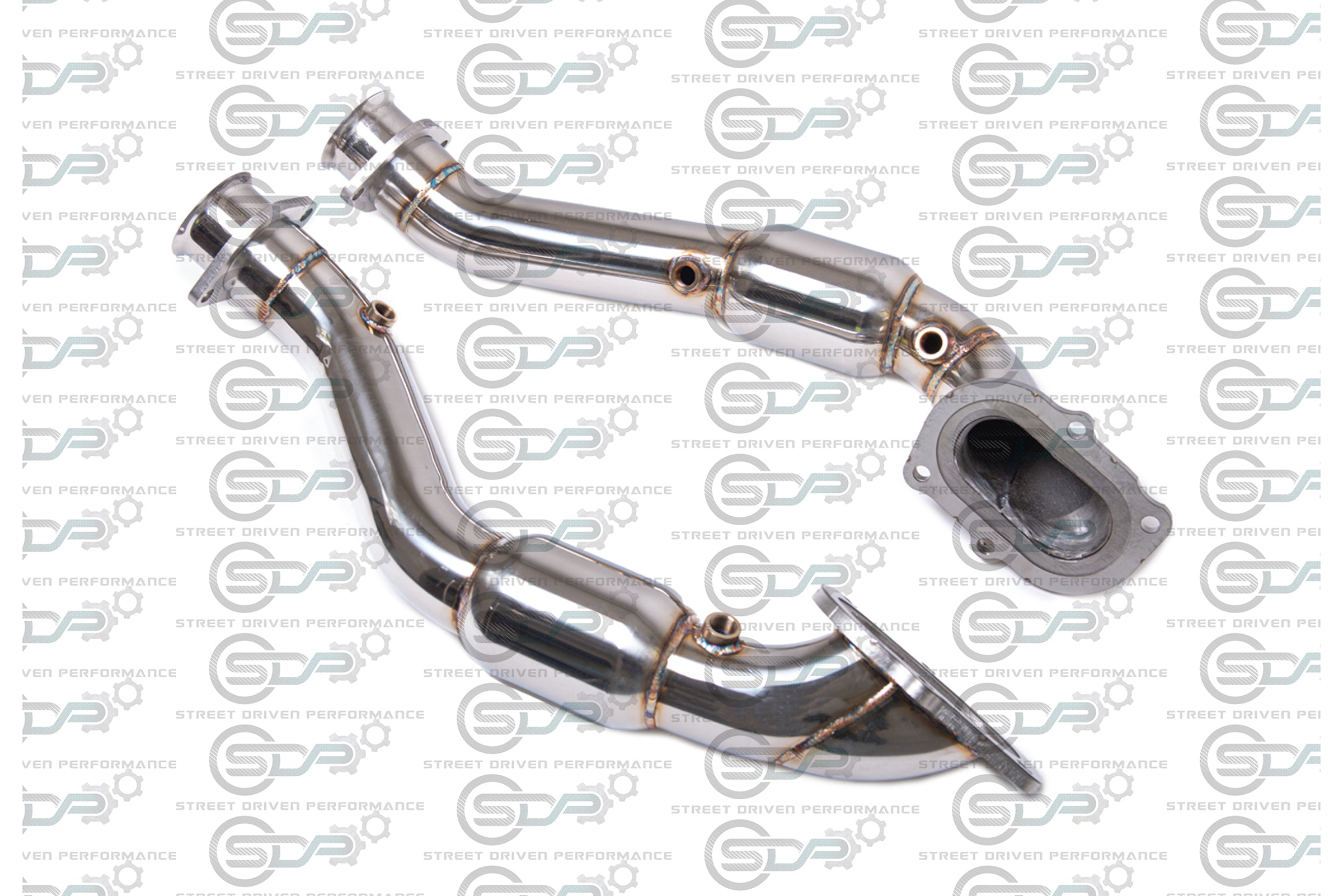 2014-2019 Chevrolet Corvette C7 - 3" Stainless Race Catted Exhaust Pipe to OEM Manifold