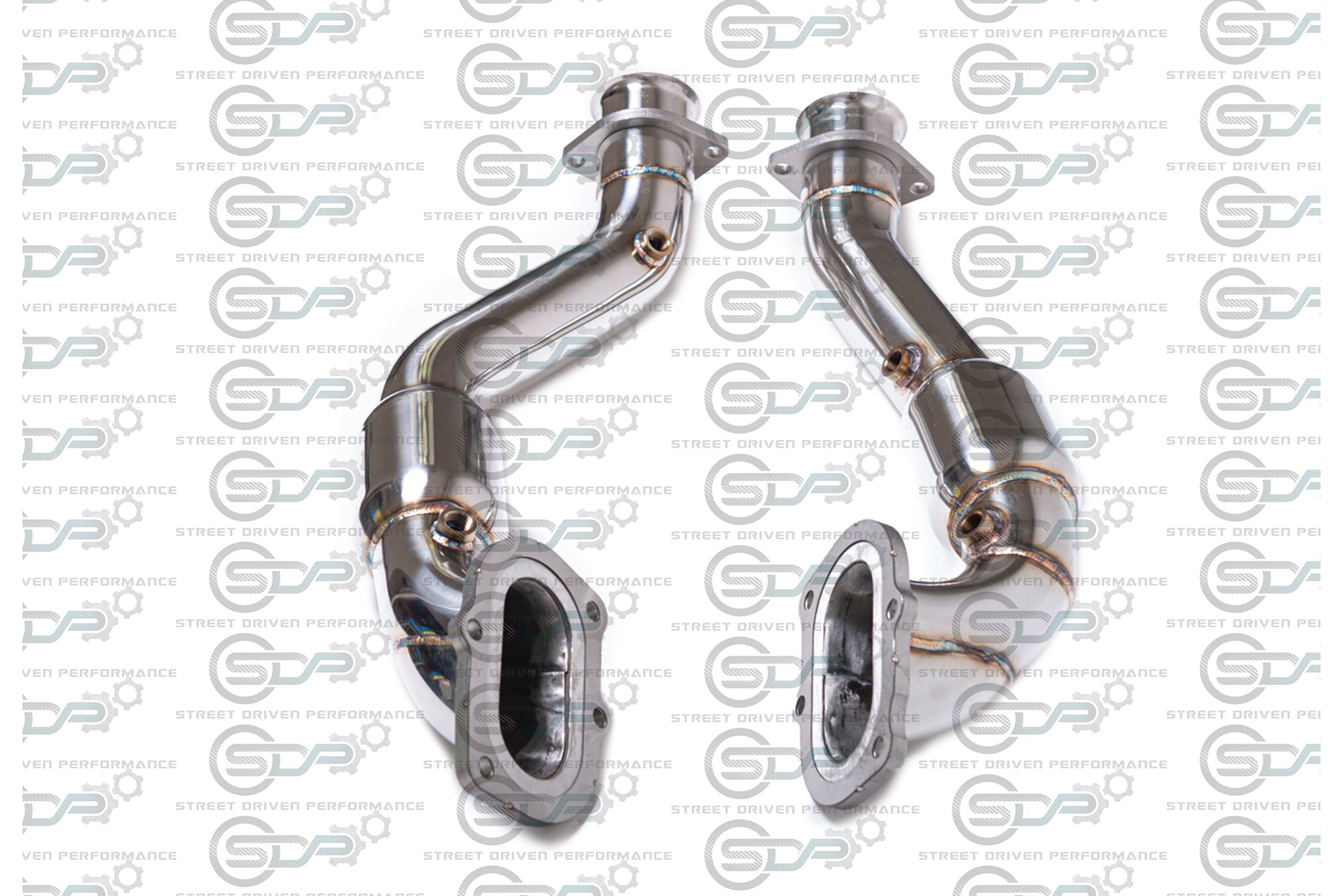 2014-2019 Chevrolet Corvette C7 - 3" Stainless Race Catted Exhaust Pipe to OEM Manifold