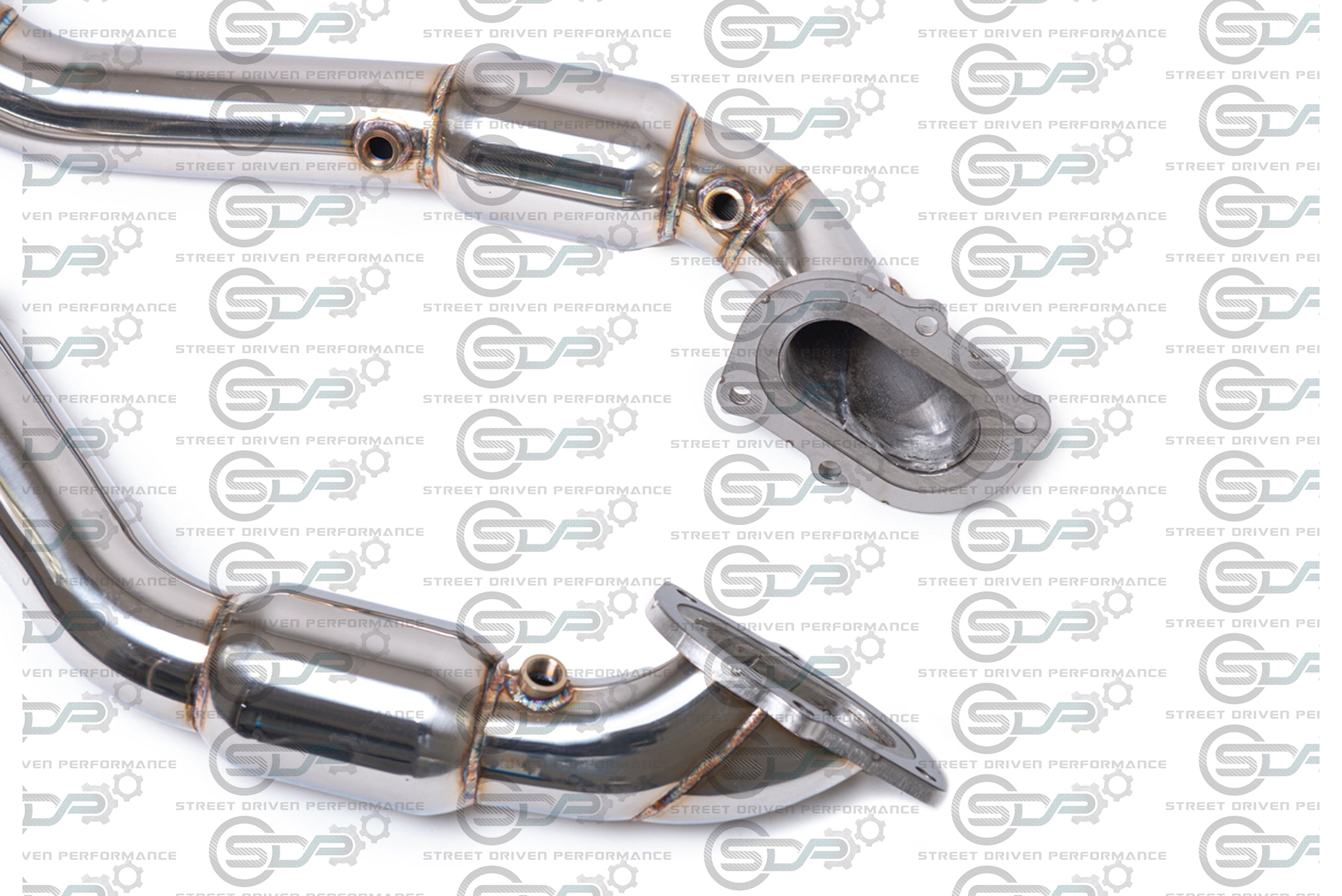 2014-2019 Chevrolet Corvette C7 - 3" Stainless Race Catted Exhaust Pipe to OEM Manifold