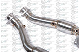 C7 Corvette - 3" Stainless Race Catted Exhaust Pipe to OEM Manifold