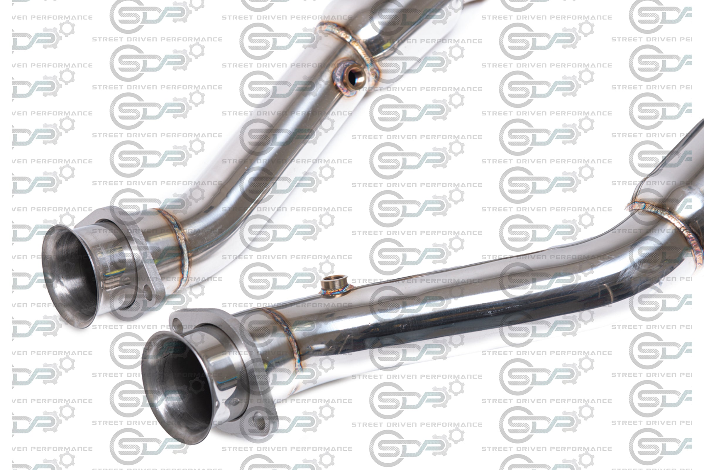 2014-2019 Chevrolet Corvette C7 - 3" Stainless Race Catted Exhaust Pipe to OEM Manifold
