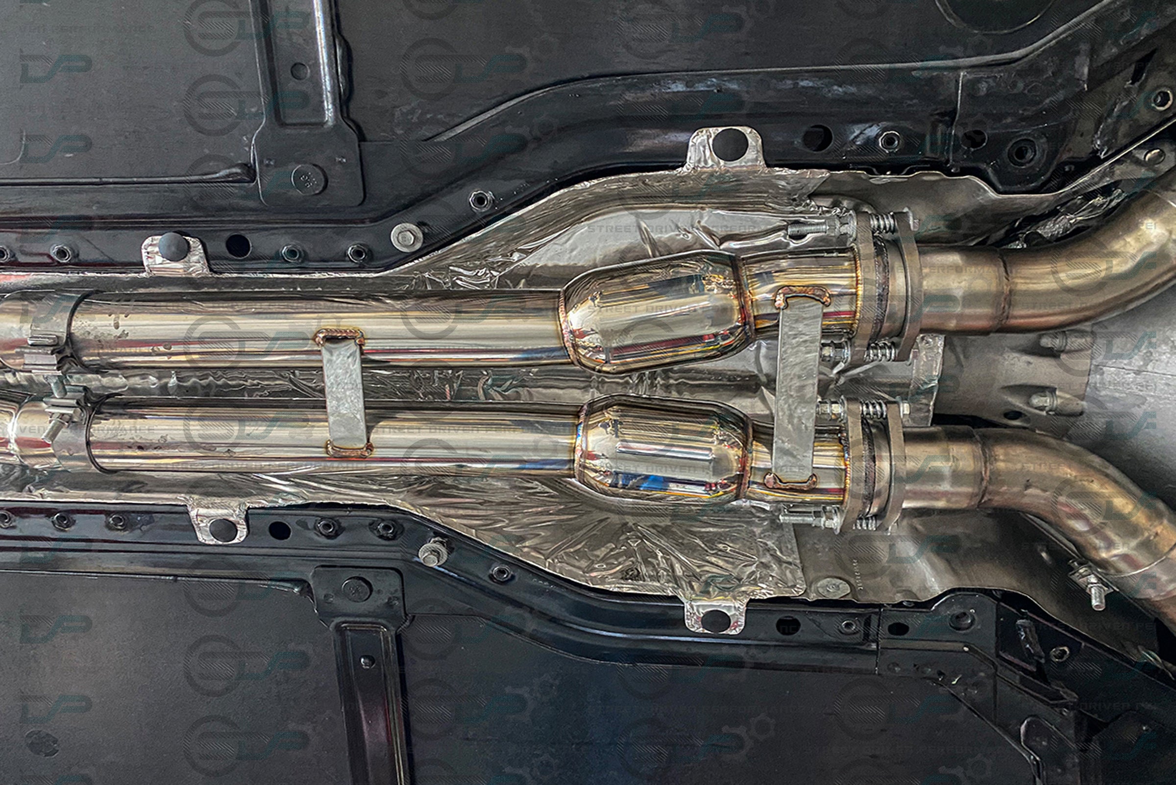 C7 Corvette - 3" Stainless Racing Double X-Pipe Exhaust