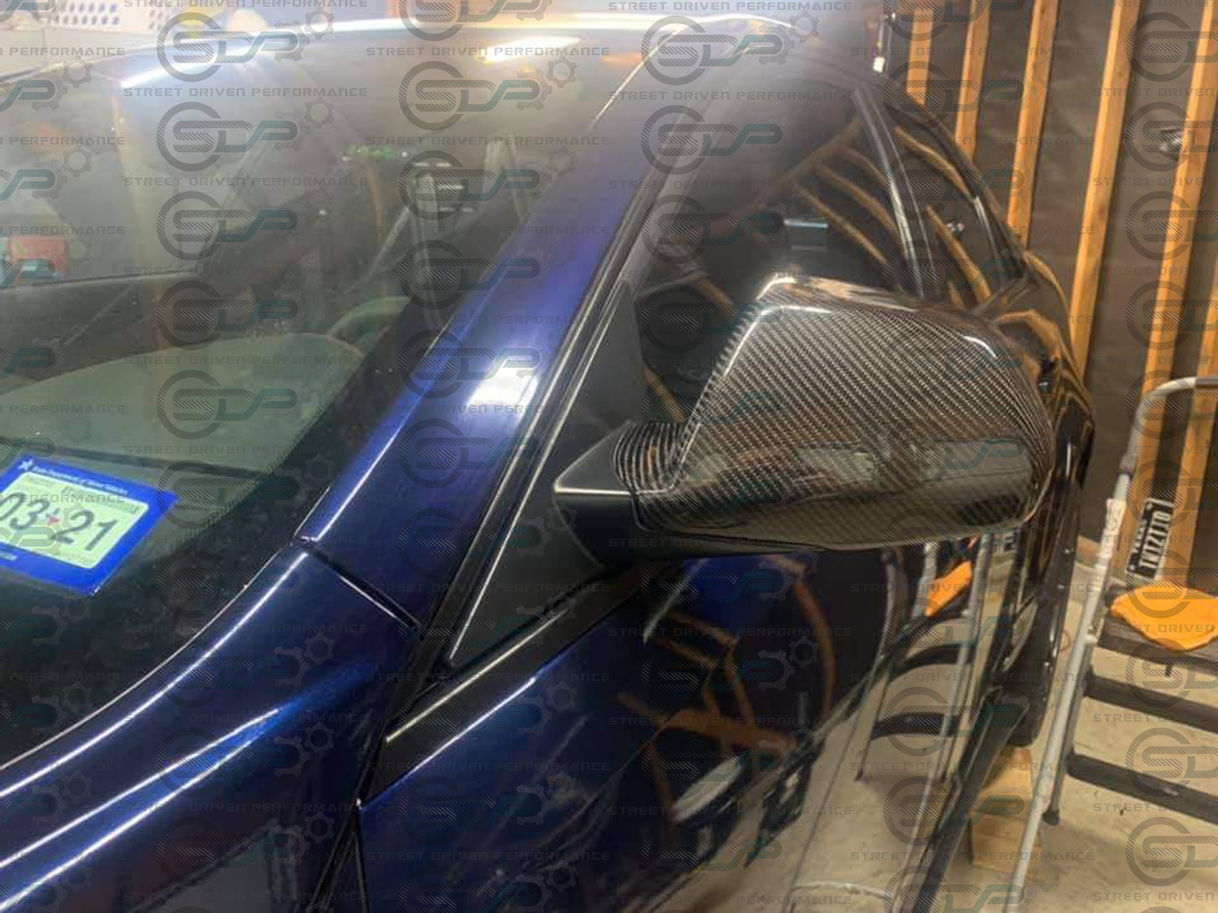 2009-2015 Cadillac CTS-V V2 | Carbon Fiber Side Mirror Cap Covers (Pair)