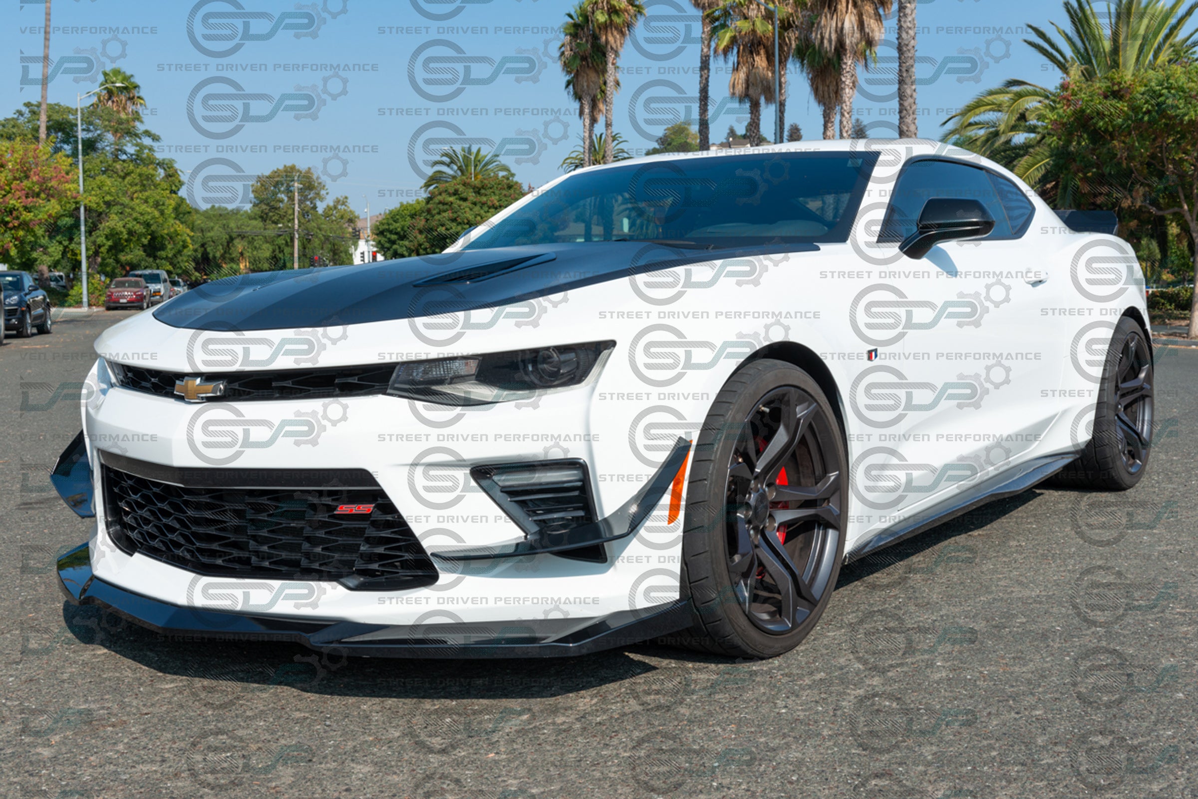 2016-2018 6th Gen Camaro - "ZL1 Conversion" Carbon Fiber Front Splitter / Lip Ground Effects - for all SS models