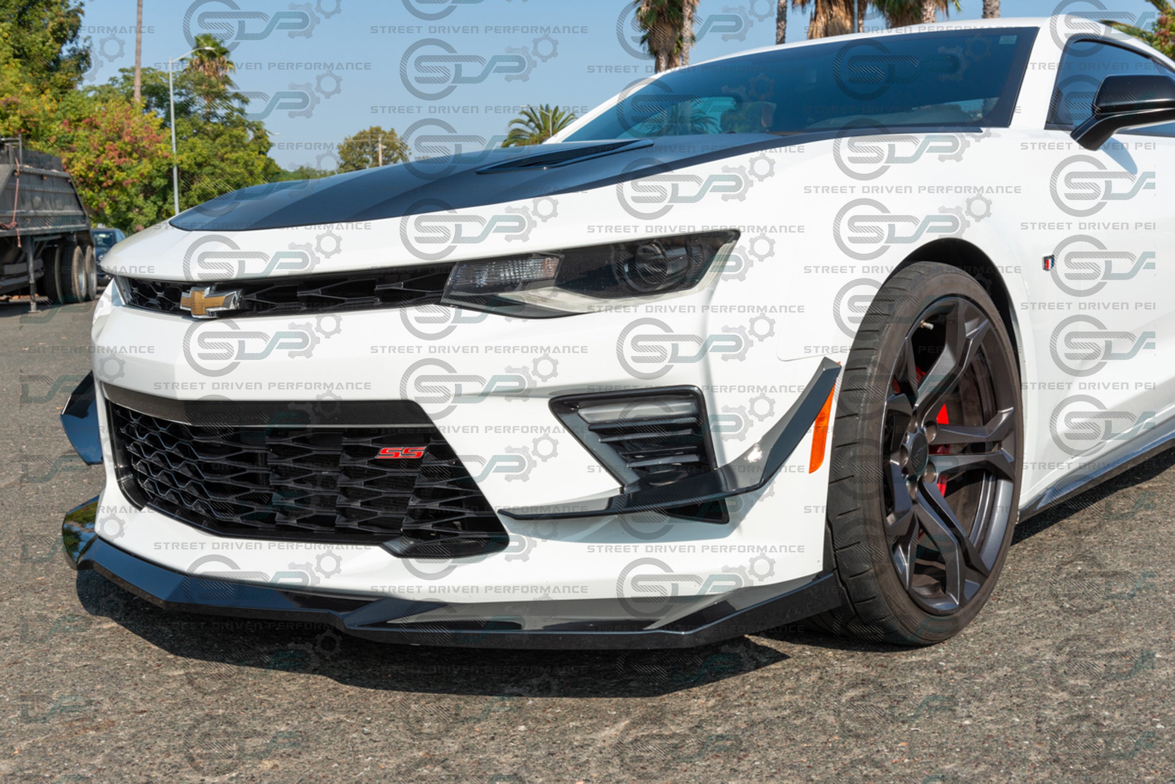 2016-2018 6th Gen Camaro - "ZL1 Conversion" Carbon Fiber Front Splitter / Lip Ground Effects - for all SS models