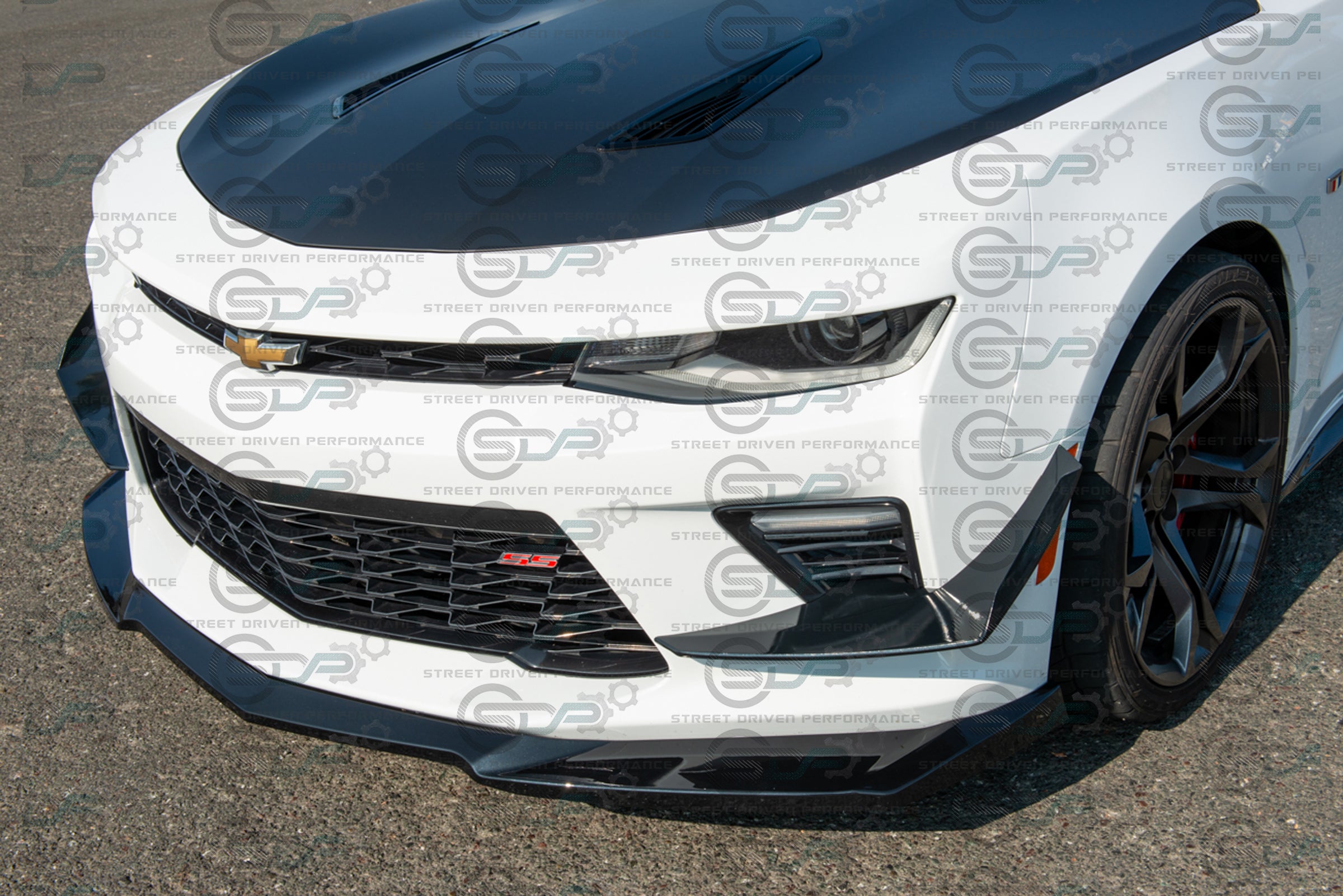 2016-2018 6th Gen Camaro - "ZL1 Conversion" Carbon Fiber Front Splitter / Lip Ground Effects - for all SS models