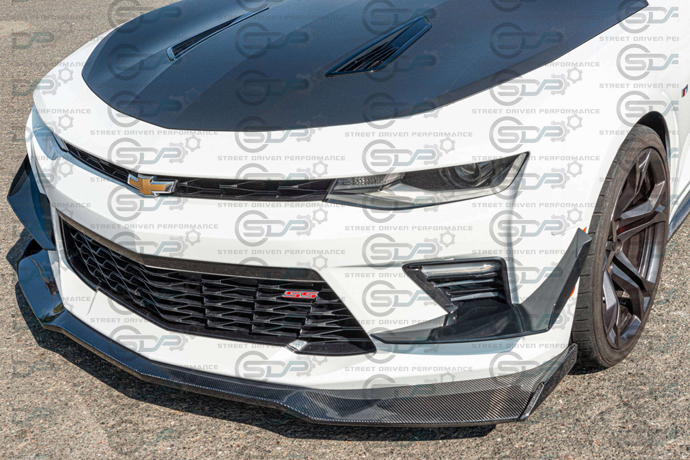 2016-2018 6th Gen Camaro - "ZL1 - 1LE Track Package" Carbon Fiber Front Splitter / Lip Ground Effects - for all SS models