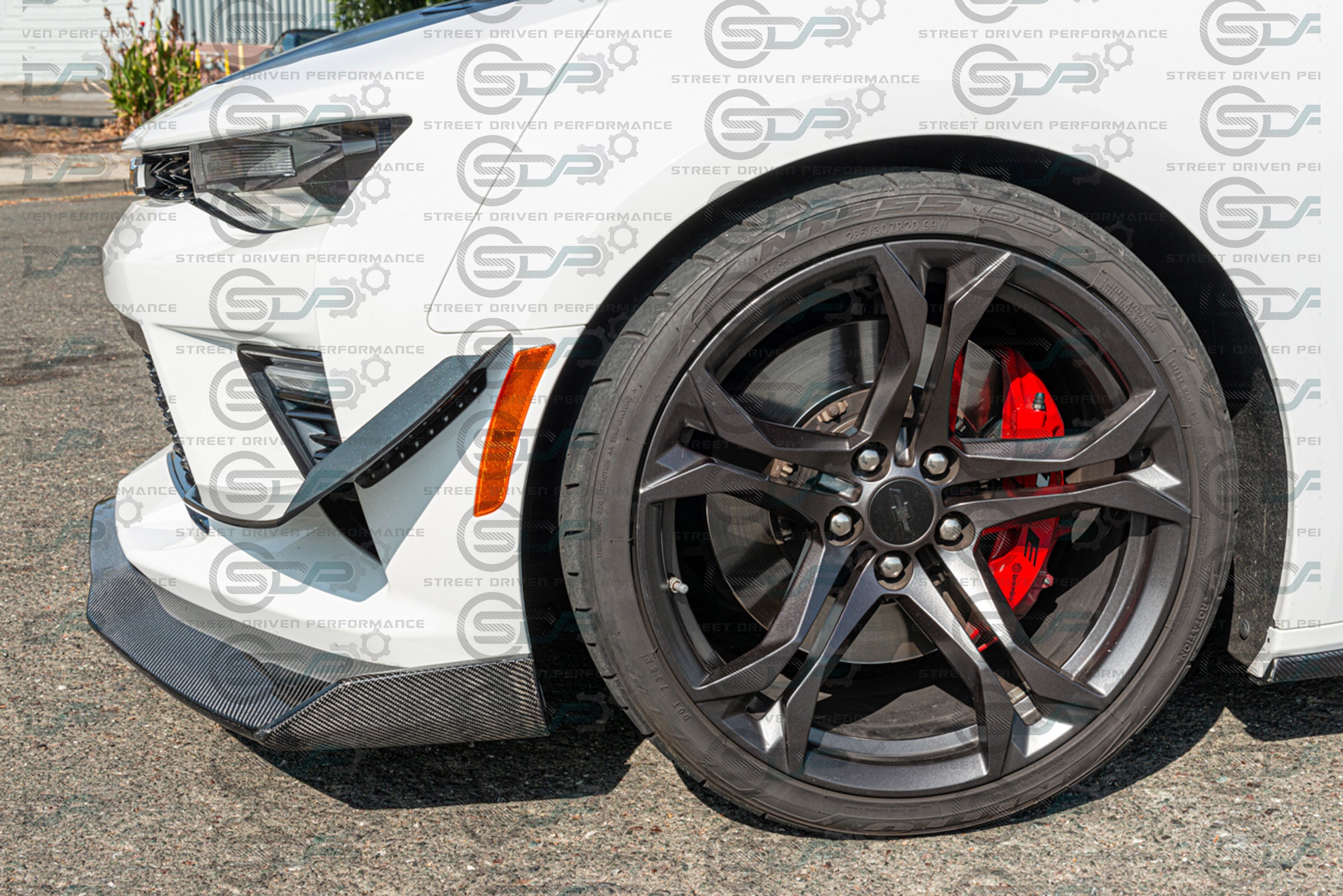 2016-2018 6th Gen Camaro - "ZL1 - 1LE Track Package" Carbon Fiber Front Splitter / Lip Ground Effects - for all SS models