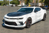 6th Gen Camaro - "ZL1 - 1LE Track Package" Carbon Fiber Front Splitter / Lip Ground Effects - for all 16-18 SS models