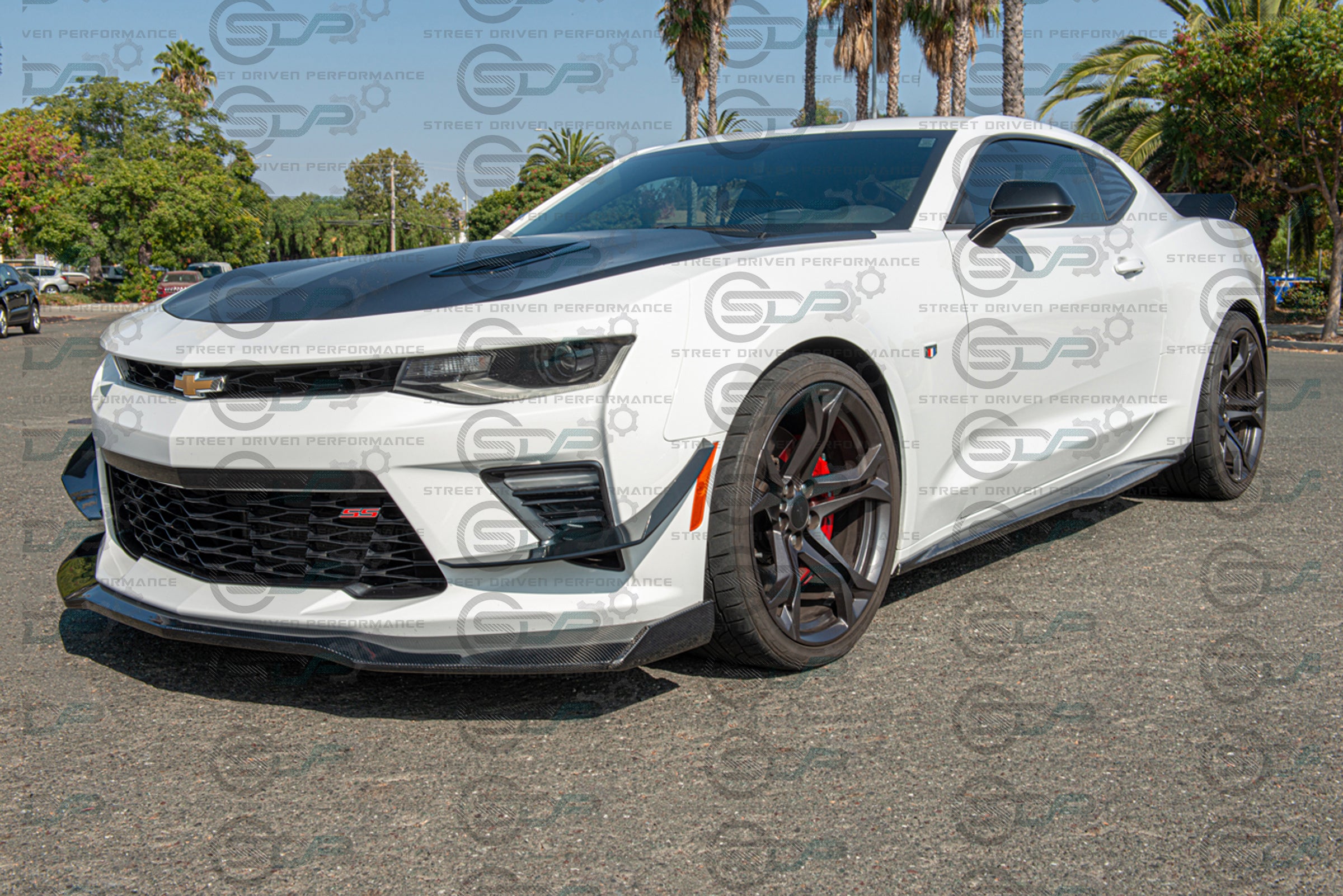 2019+ 6th Gen Camaro - "ZL1 - 1LE Track Package" - Carbon Fiber Front Splitter / Lip Ground Effects - for all models