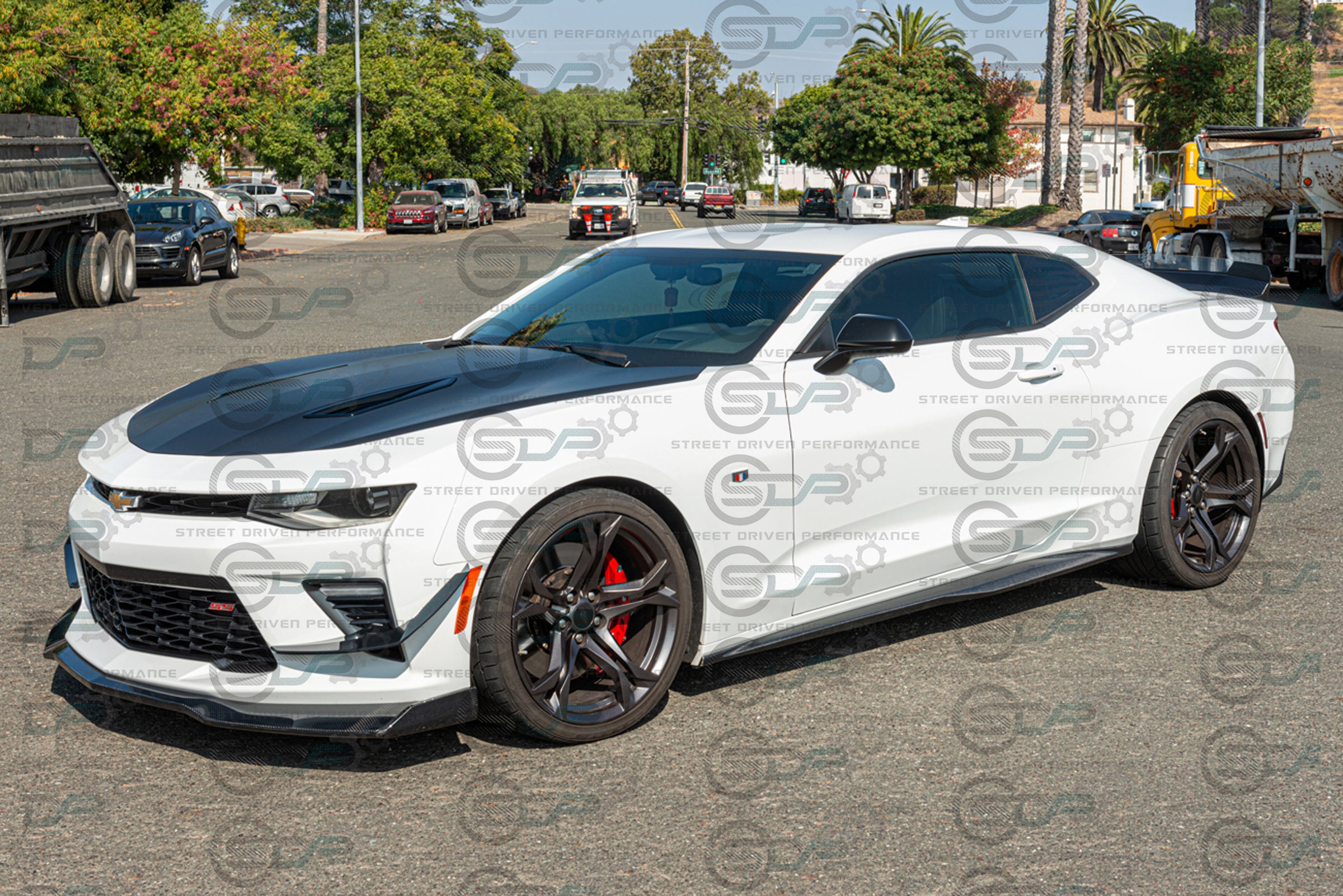 2016-2018 6th Gen Camaro - "ZL1 - 1LE Track Package" Carbon Fiber Front Splitter / Lip Ground Effects - for all SS models