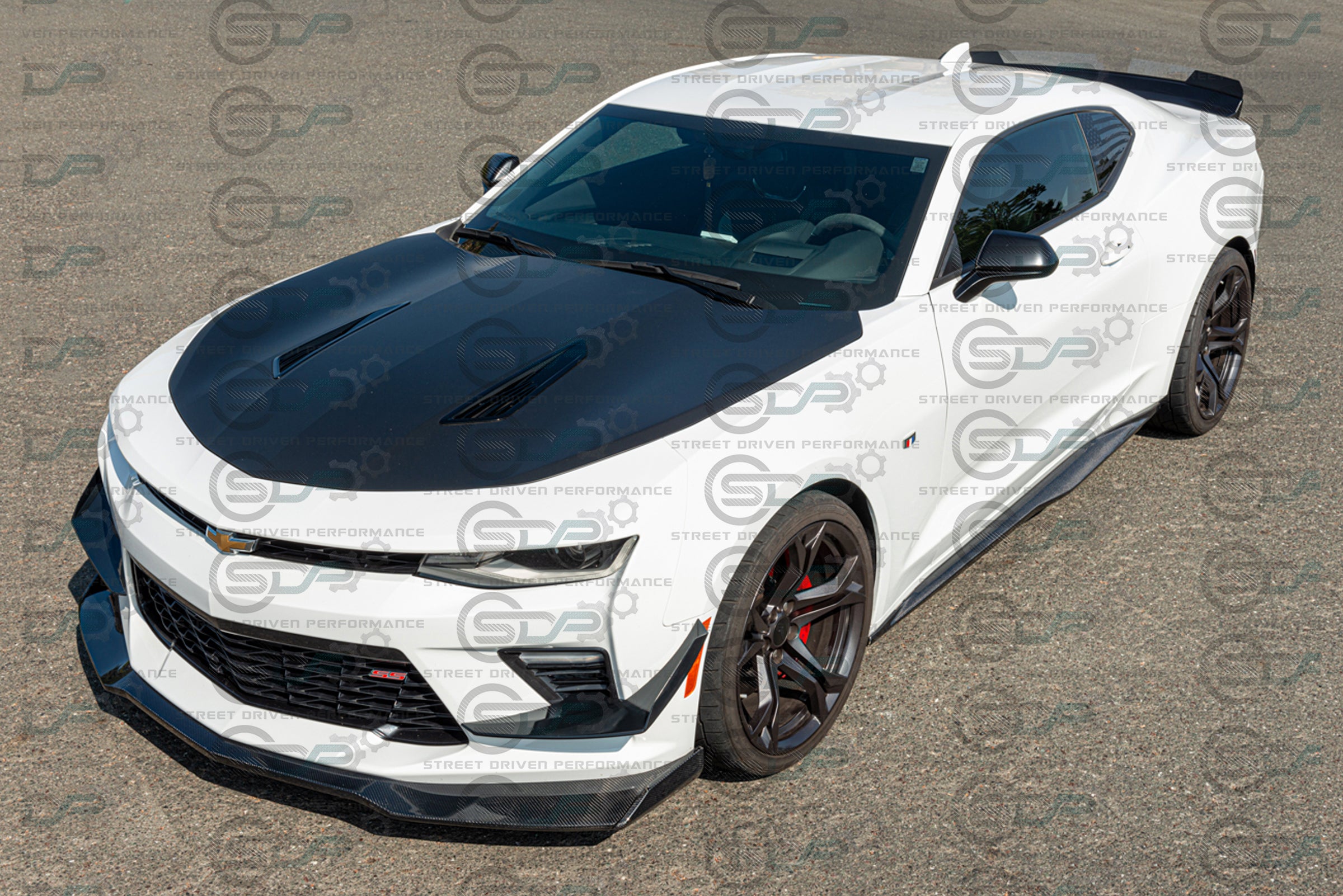 2016-2018 6th Gen Camaro - "ZL1 - 1LE Track Package" Carbon Fiber Front Splitter / Lip Ground Effects - for all SS models