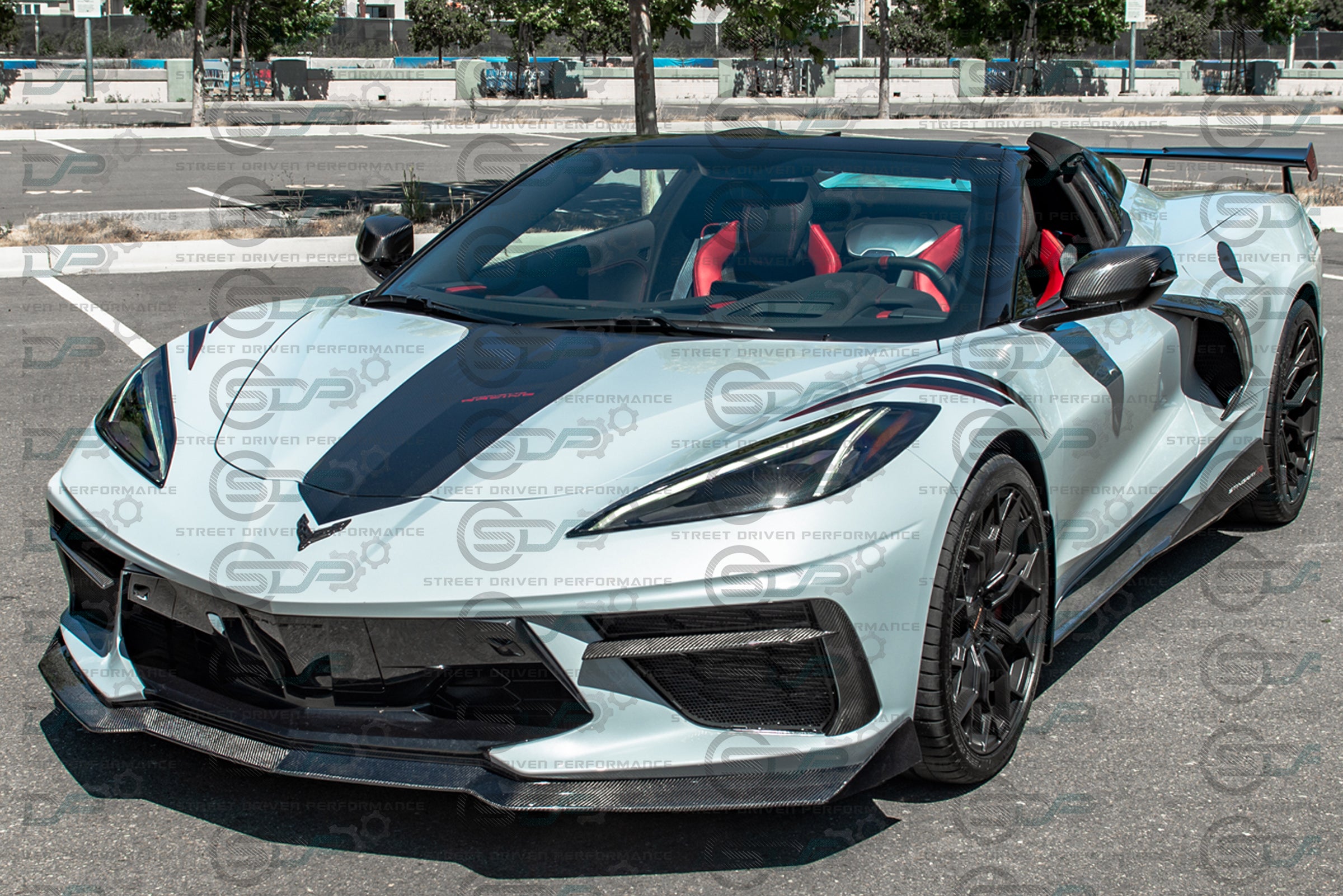 2020+ C8 Corvette - "5VM Style" Side Skirt / Rocker Panel Ground Effects