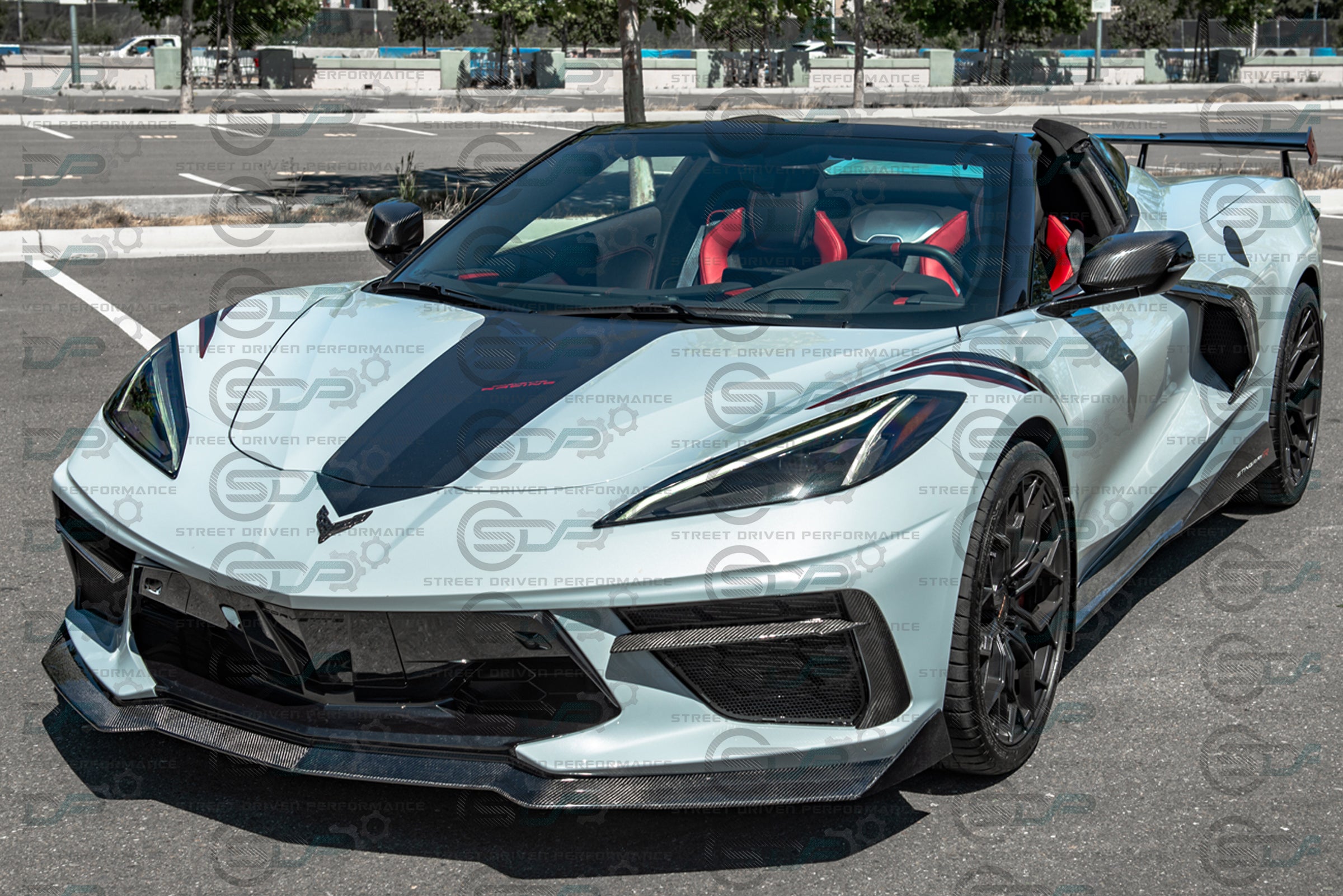 2020+ C8 Corvette - "5VM Style" Side Skirt / Rocker Panel Ground Effects