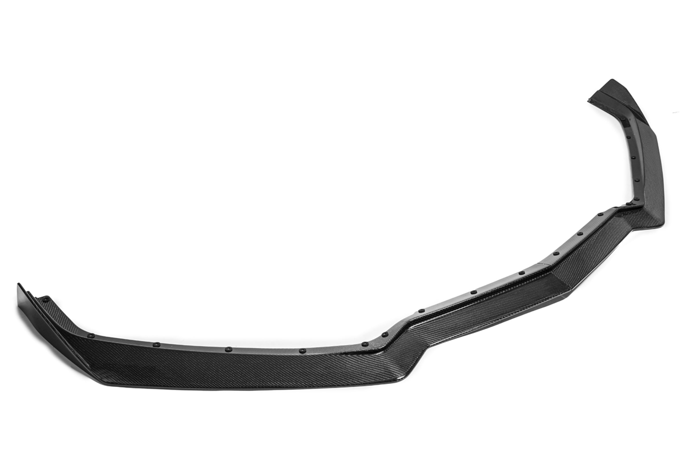 Gloss Black 5VM Style Front Bumper Lip For Corvette C8 Stingray 2020-2024 (5-Piece Kit)
