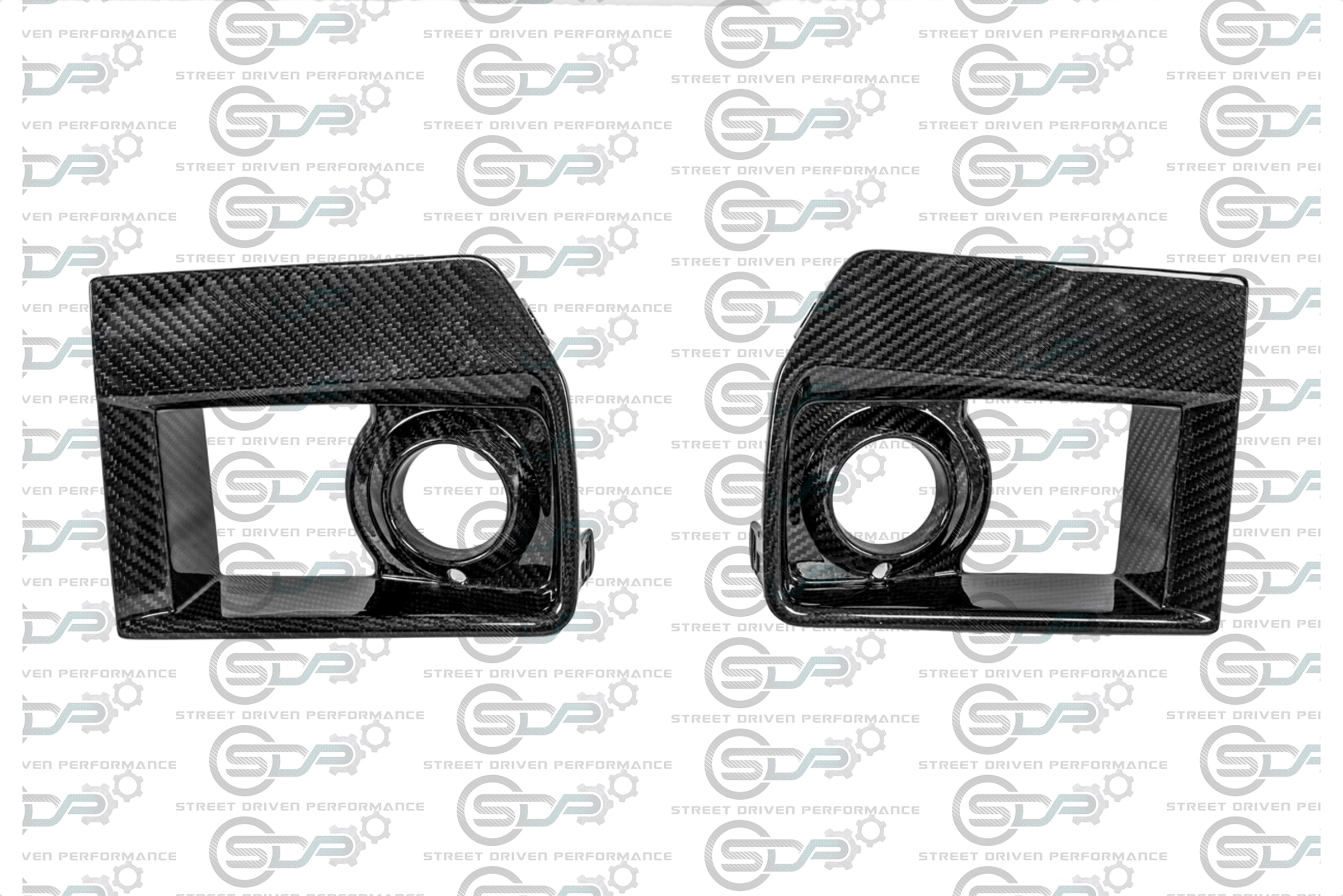 2009-2015 CTS-V V2 - Carbon Fiber Fog Light Bezels / Covers