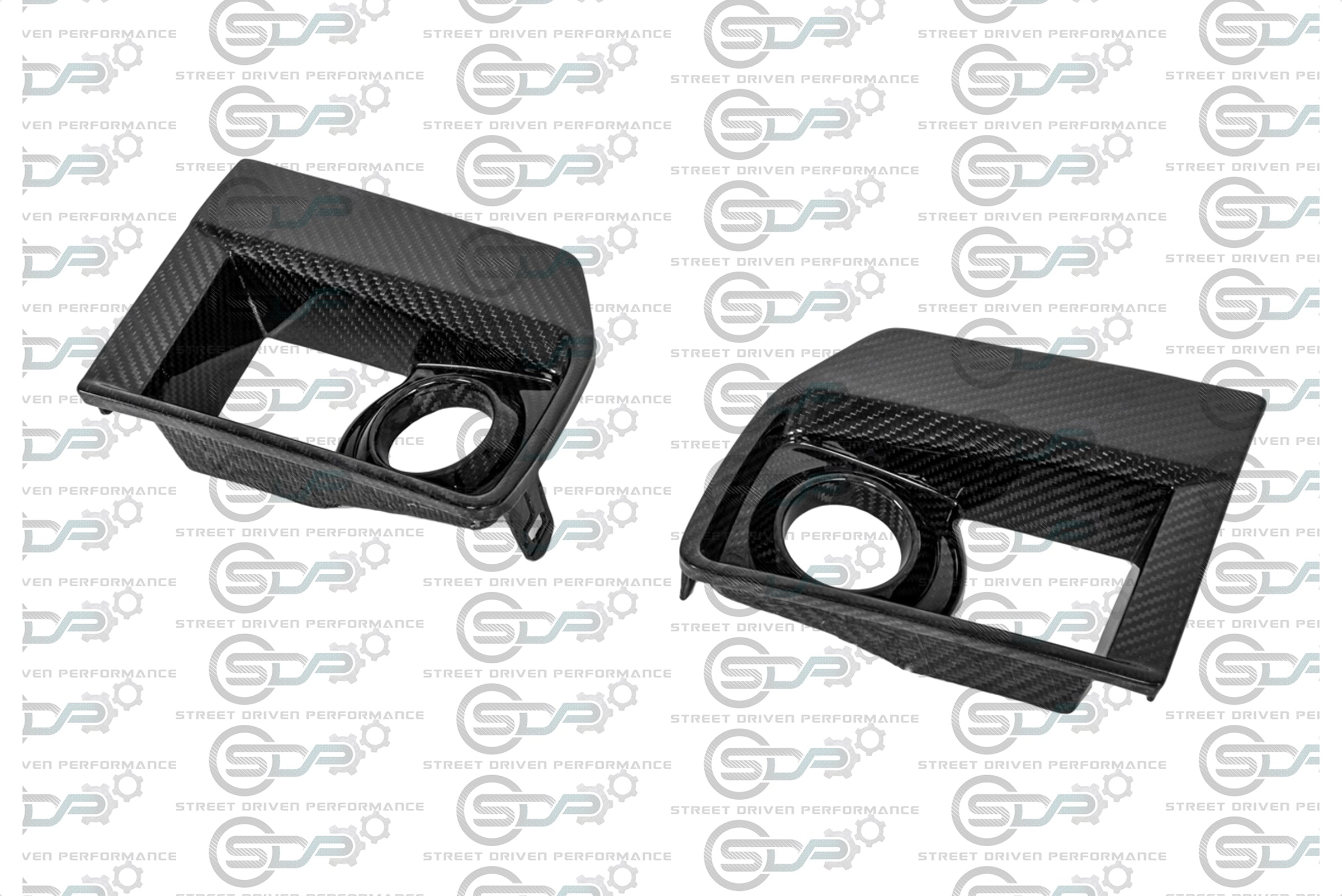 2009-2015 CTS-V V2 - Carbon Fiber Fog Light Bezels / Covers
