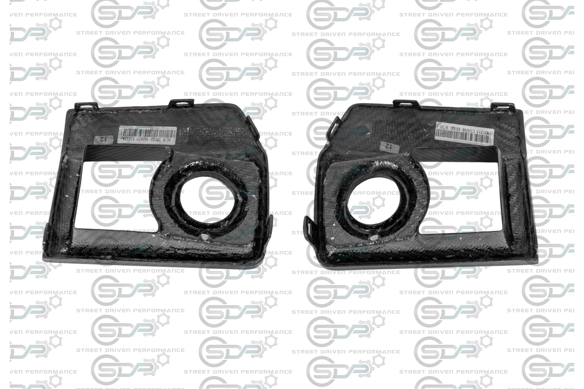 2009-2015 CTS-V V2 - Carbon Fiber Fog Light Bezels / Covers