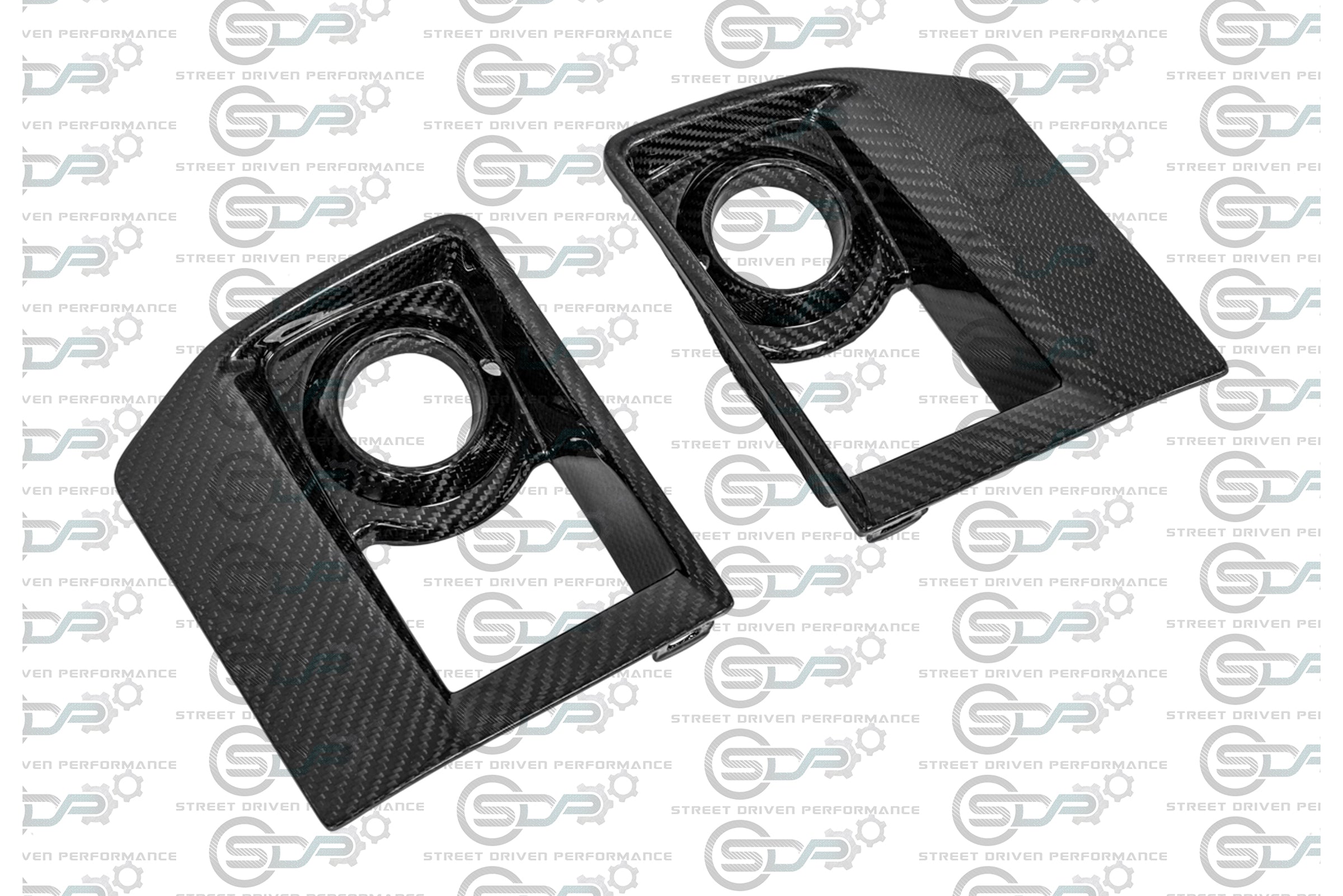 2009-2015 CTS-V V2 - Carbon Fiber Fog Light Bezels / Covers