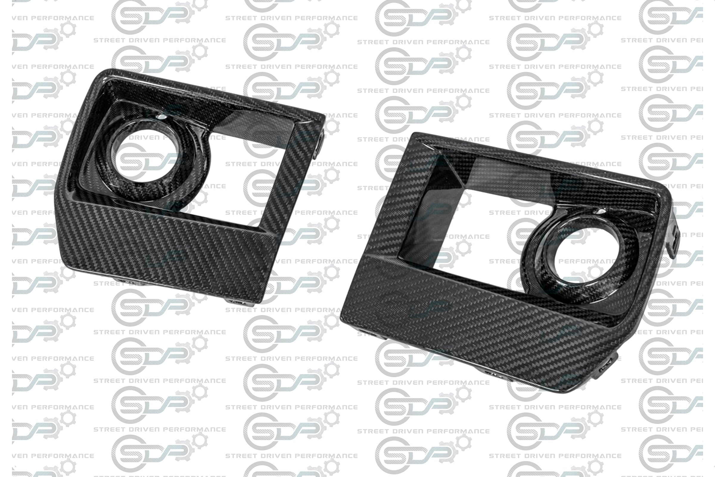 2009-2015 CTS-V V2 - Carbon Fiber Fog Light Bezels / Covers