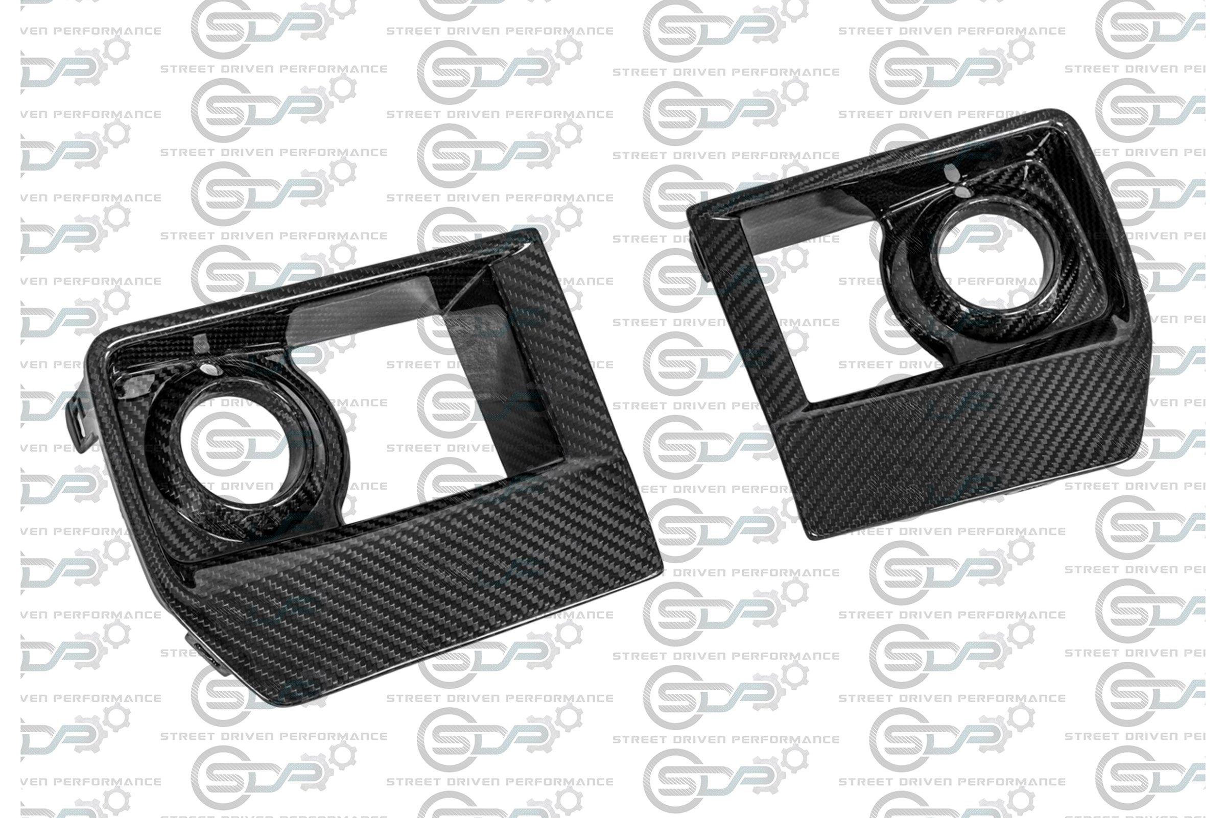 2009-2015 CTS-V V2 - Carbon Fiber Fog Light Bezels / Covers