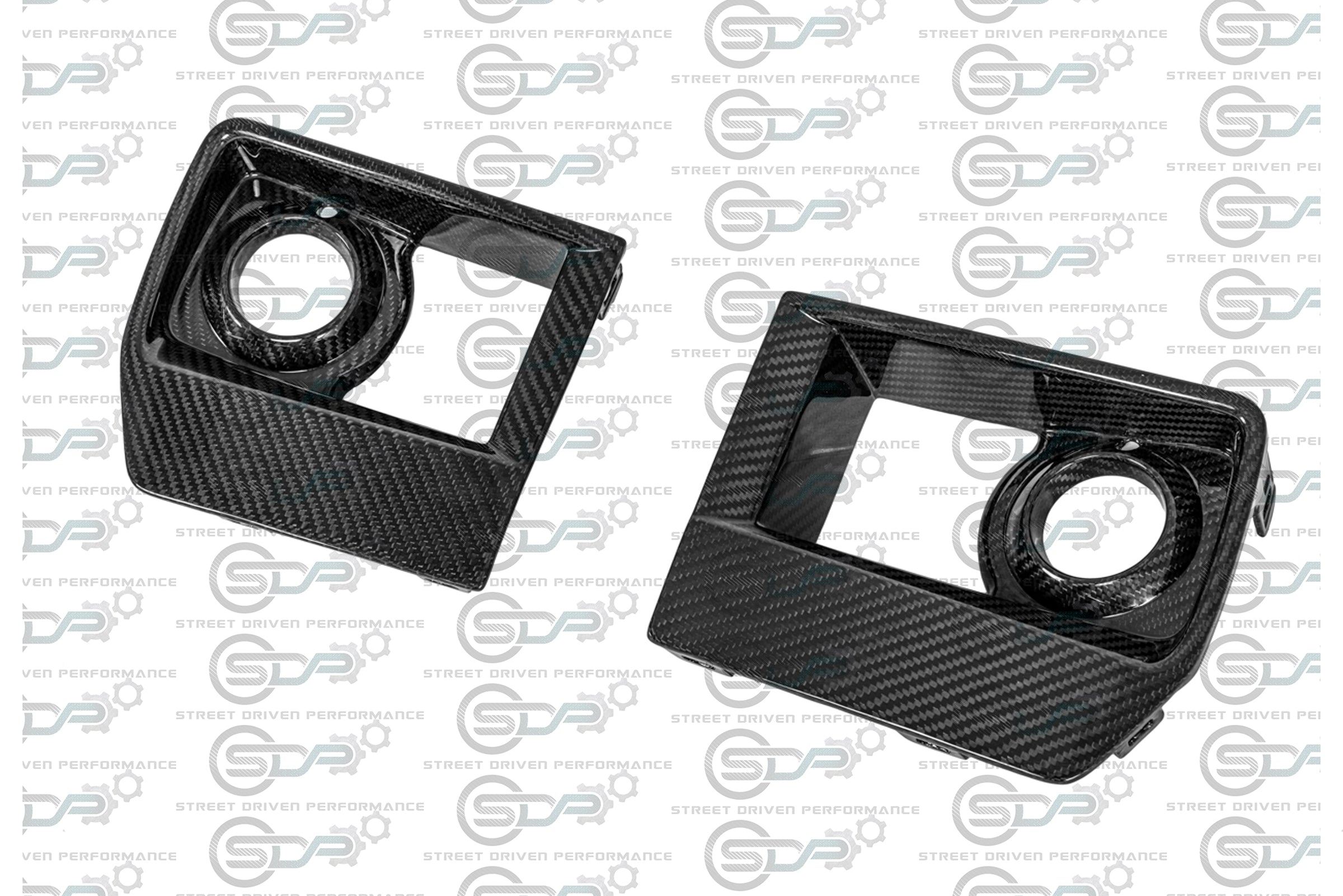 2009-2015 CTS-V V2 - Carbon Fiber Fog Light Bezels / Covers