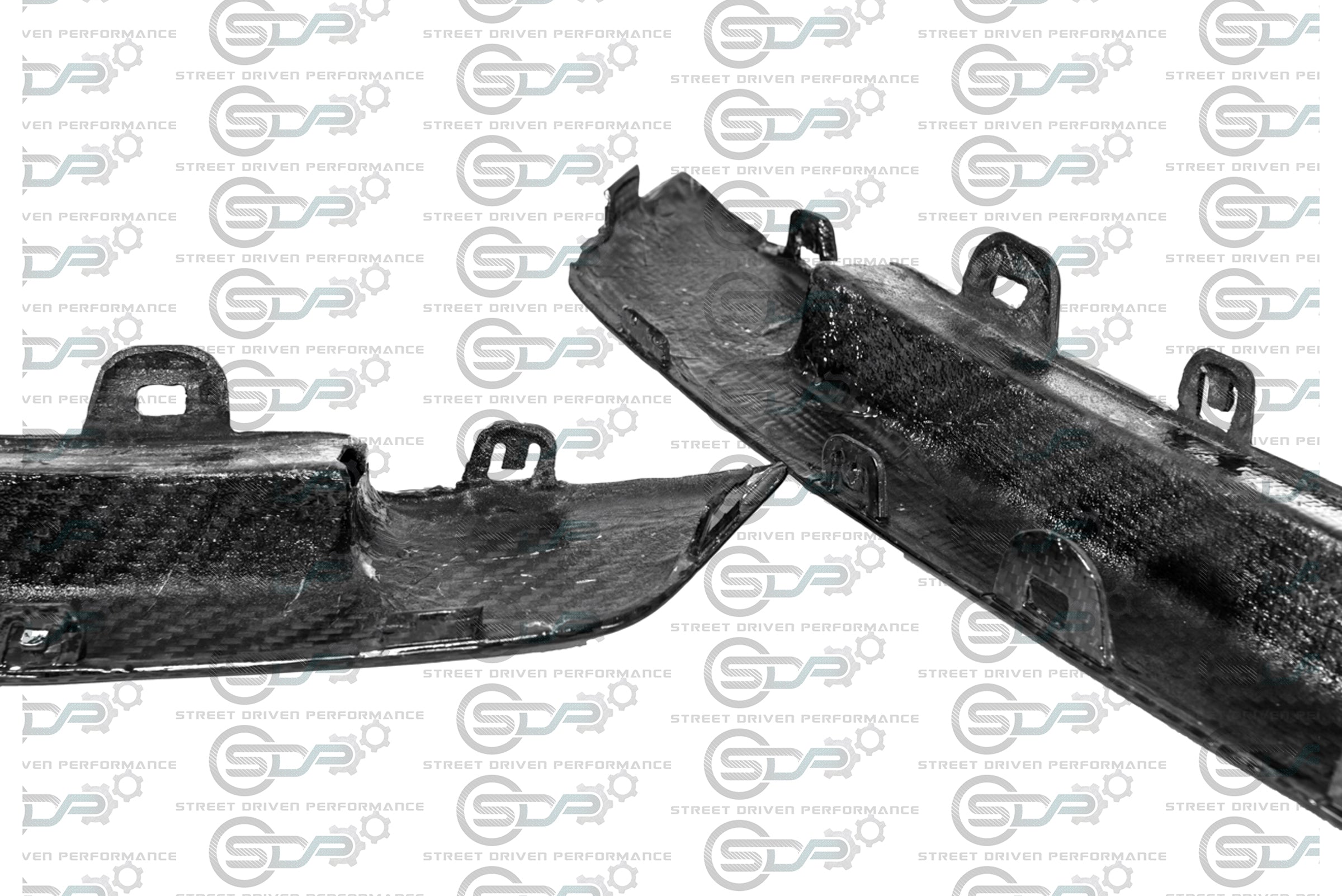 2009-2015 CTS-V V2 Coupe - Carbon Fiber Rear Bumper Inserts / Reflector Housings