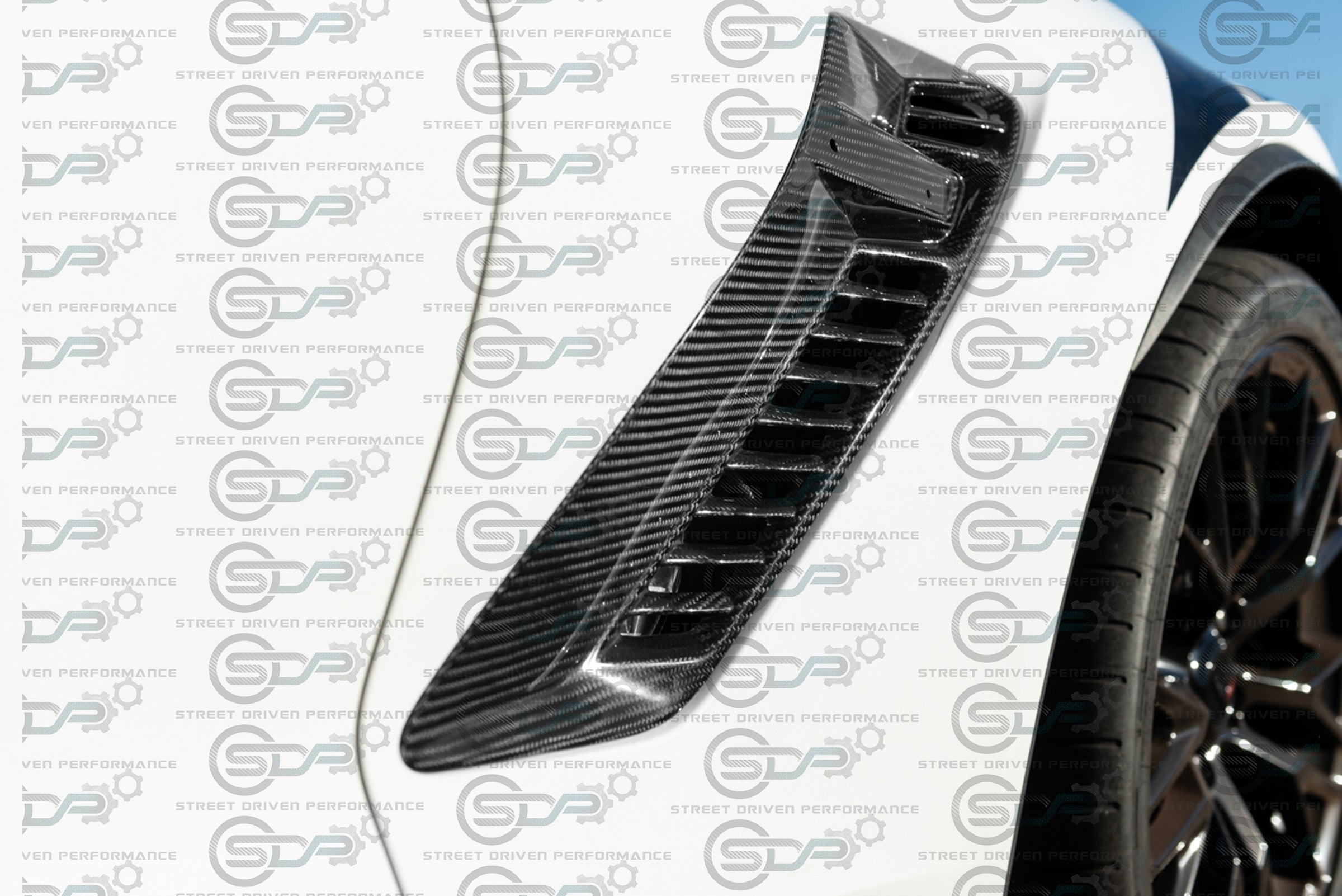 2014-2019 C7 Corvette - Carbon Fiber "Z06 Style" Side Fender Vents
