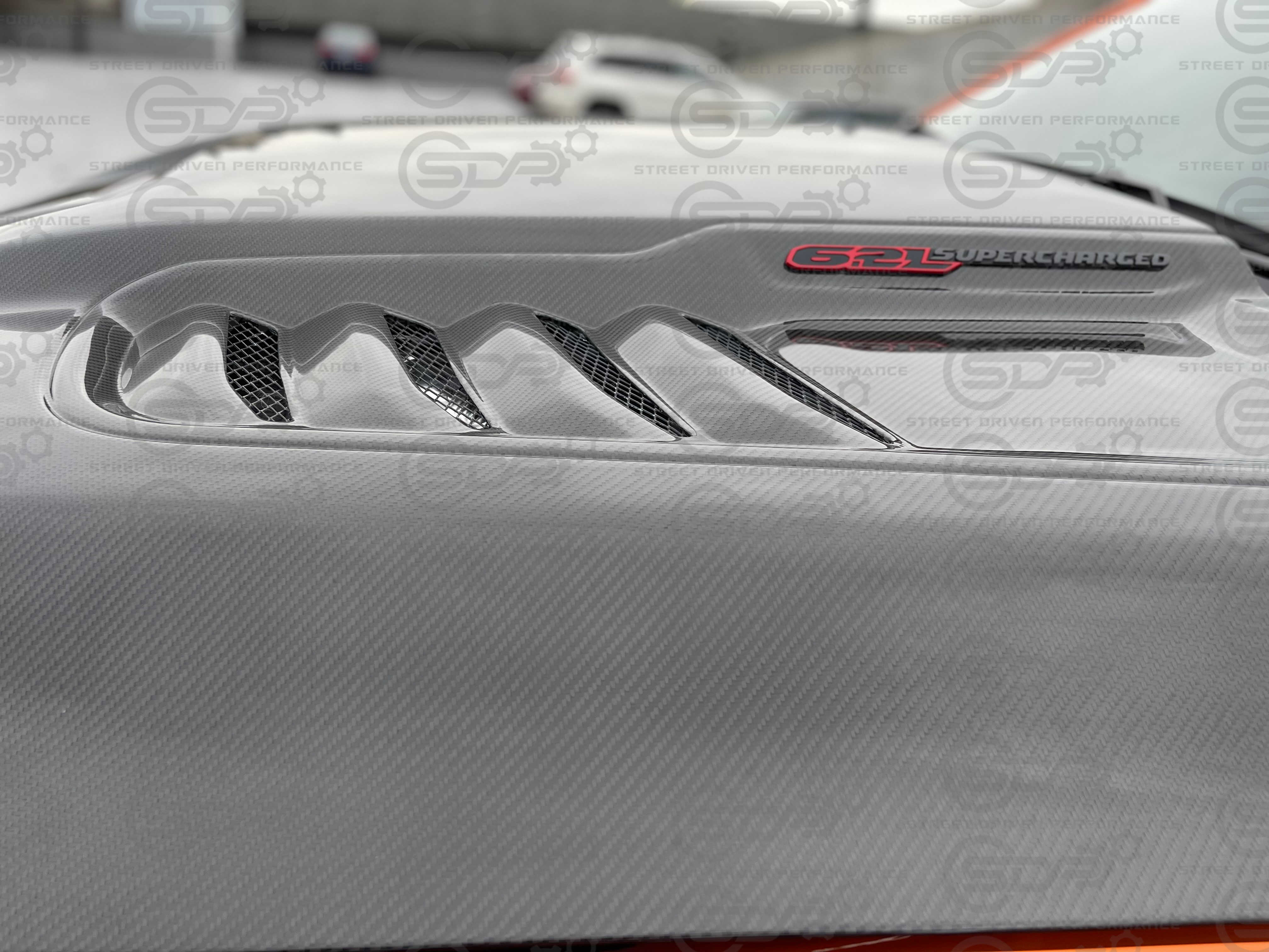 2021-2022 RAM TRX OE CARBON FIBER Hood Vents